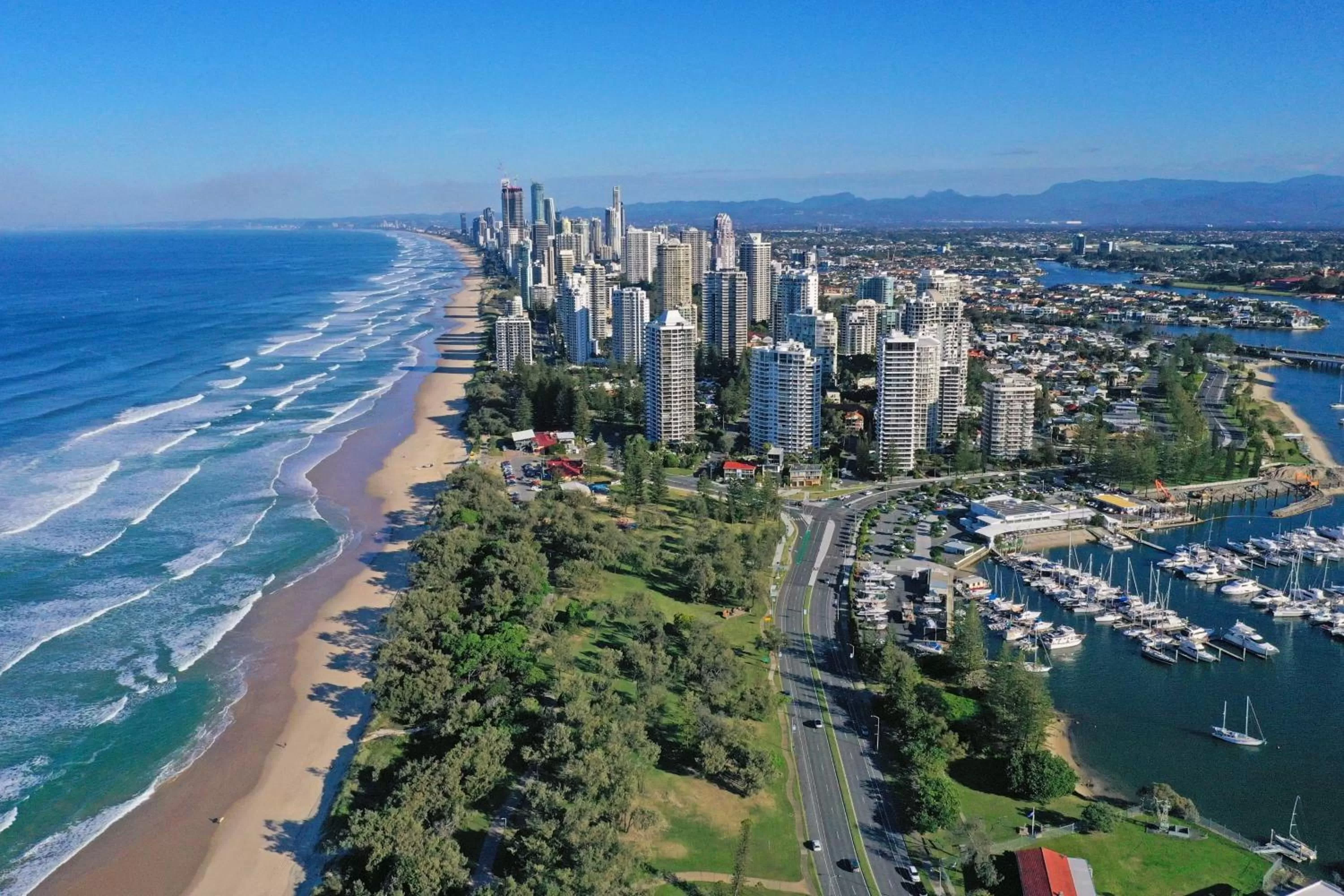 Beach in De Ville Apartments