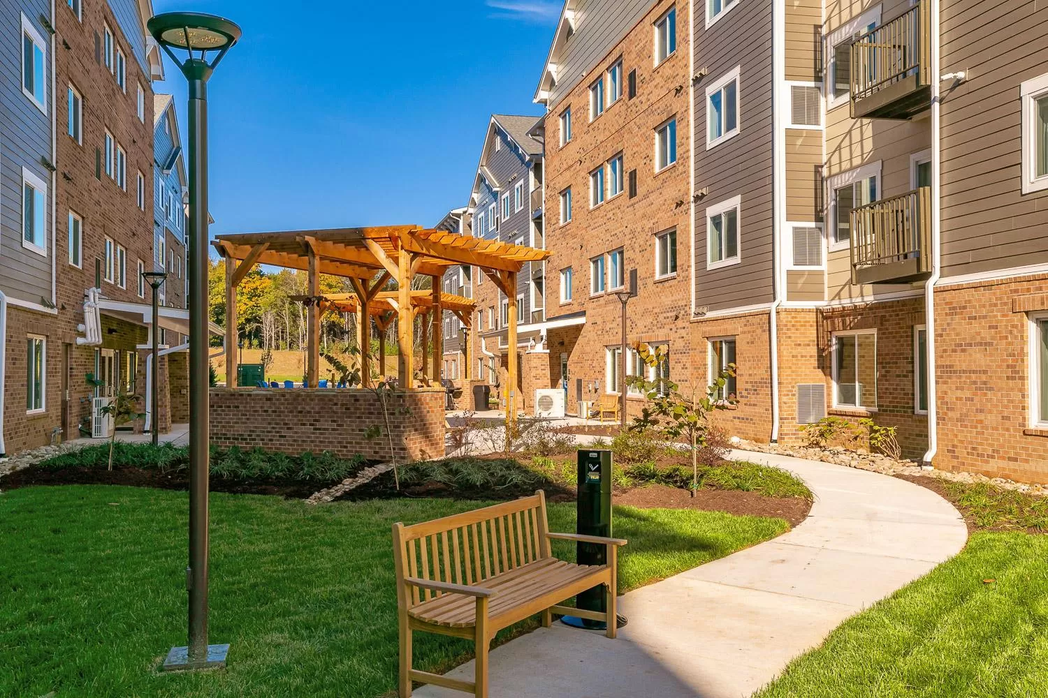 Patio in WaterWalk Extended Stay by Wyndham Charlotte - Arrowood