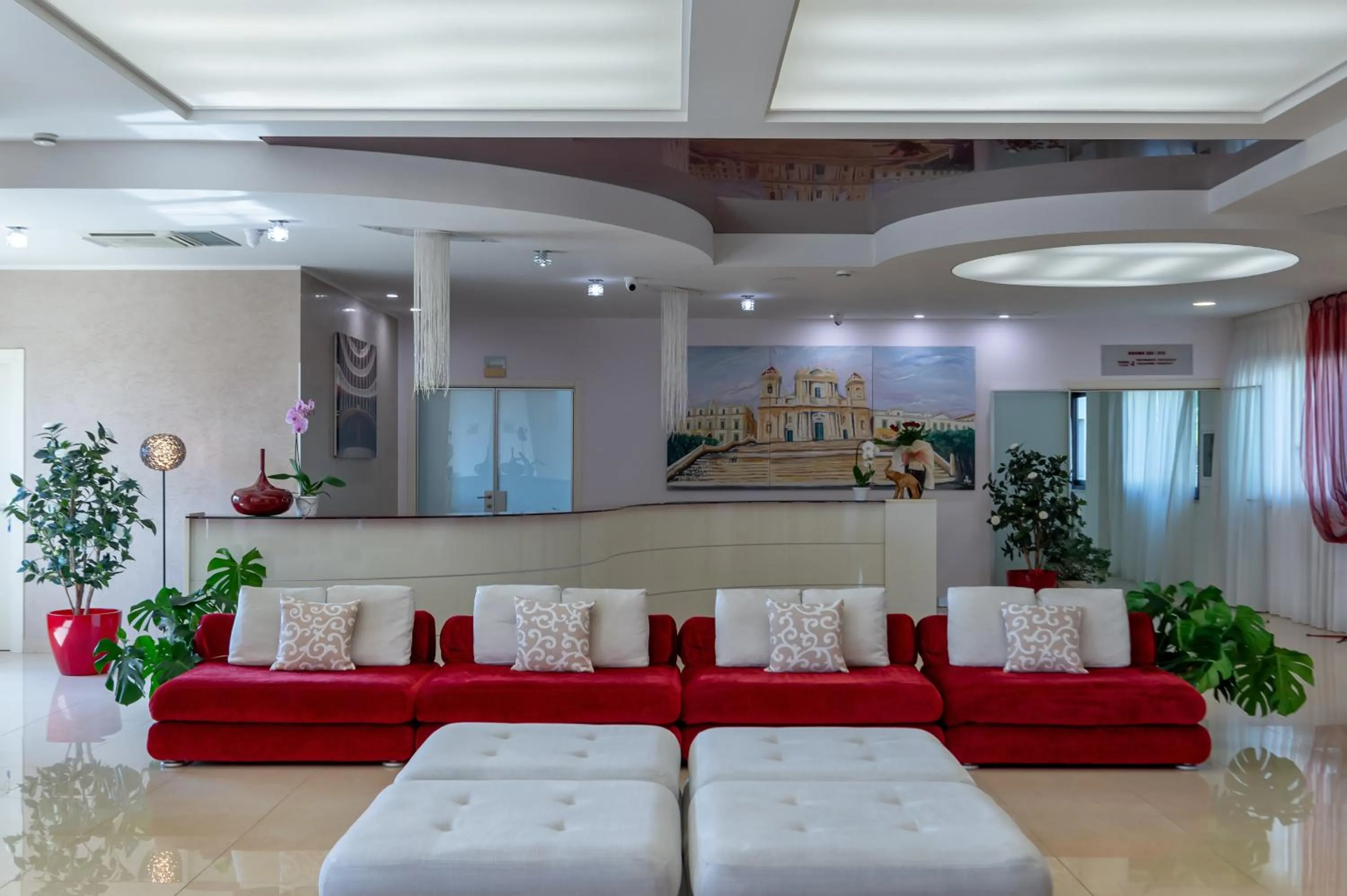 Lobby or reception in Grand Hotel Sofia