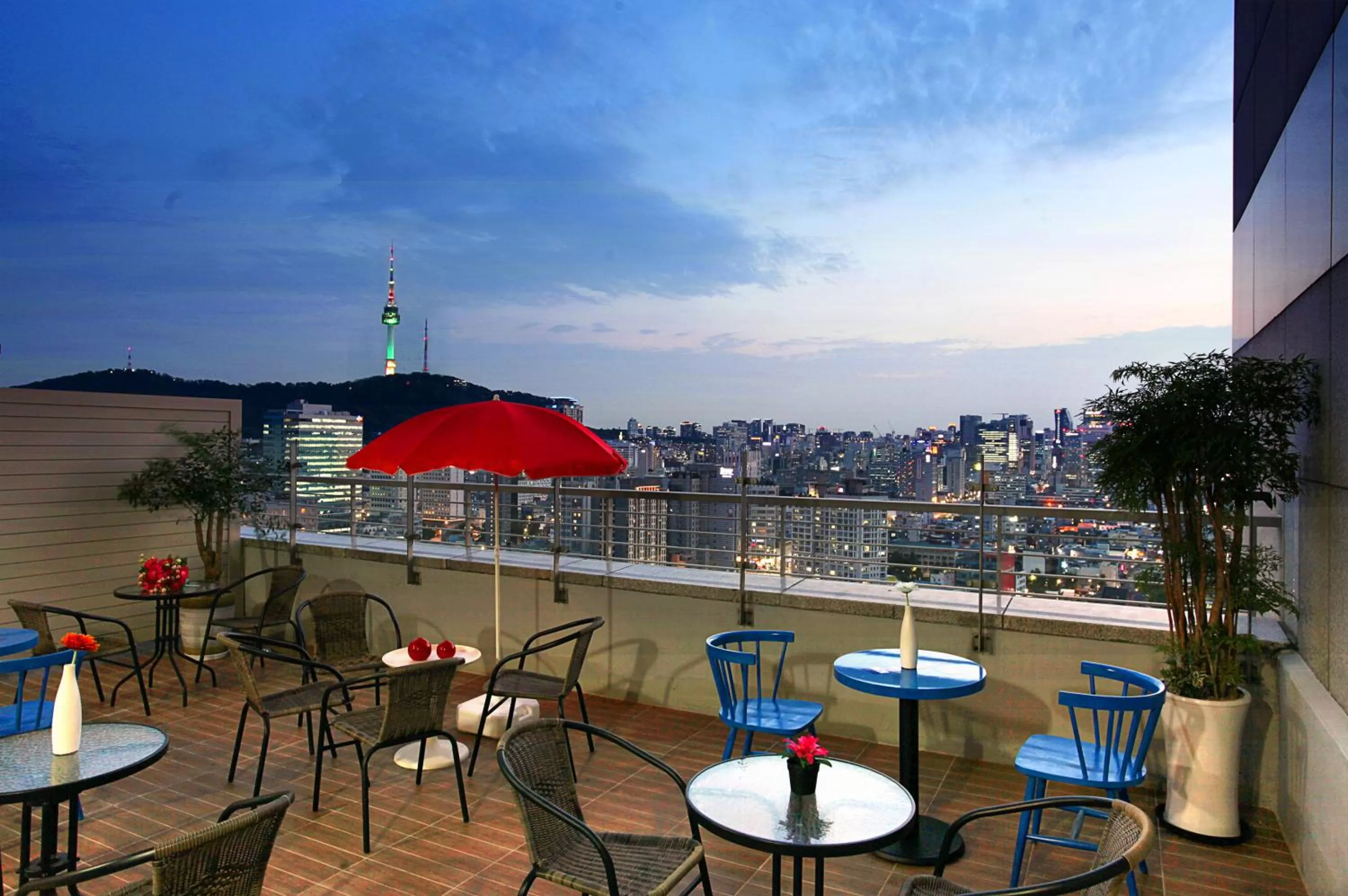 Balcony/Terrace in Hotel Skypark Kingstown Dongdaemun