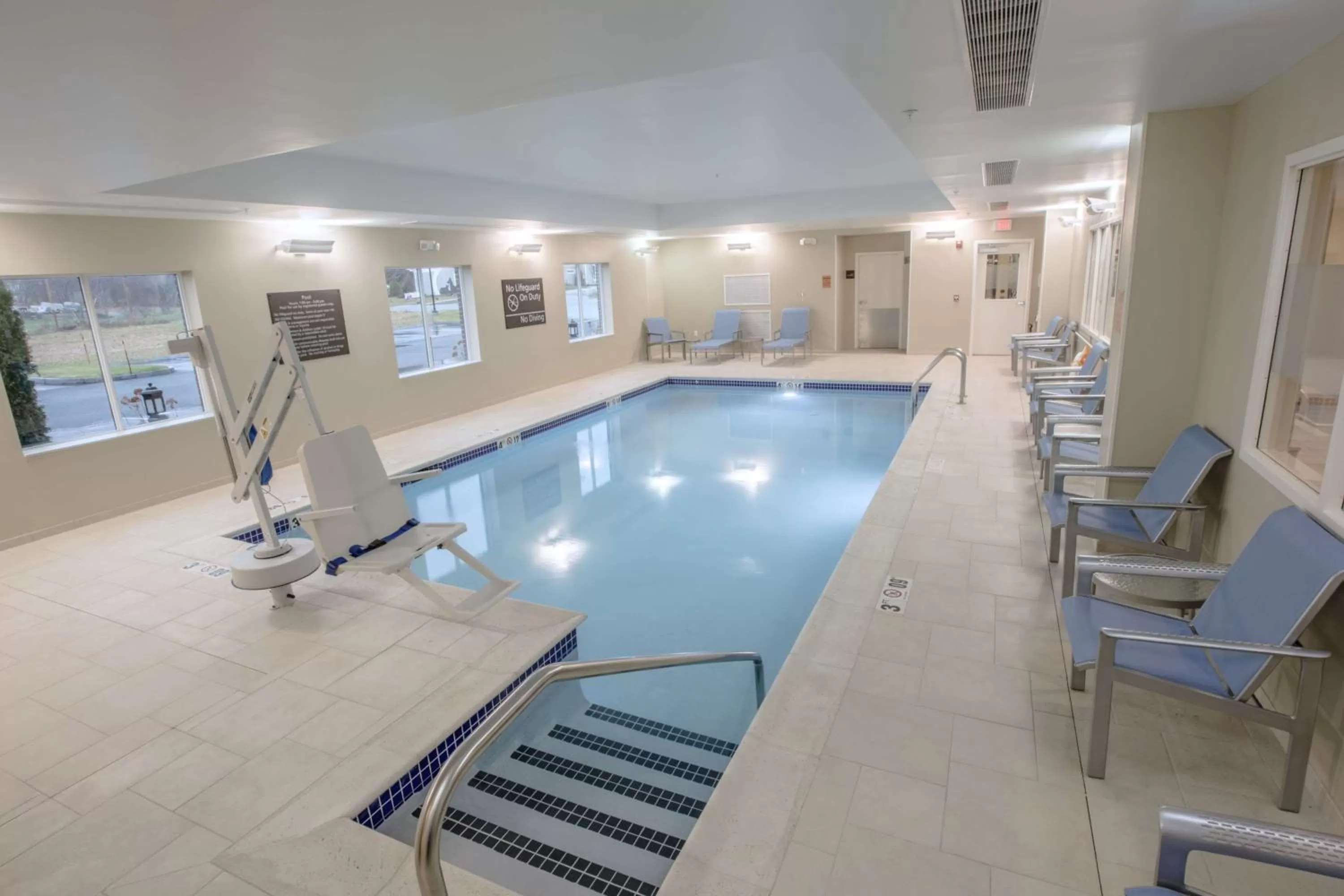 Pool view in Hampton Inn by Hilton Amesbury, MA