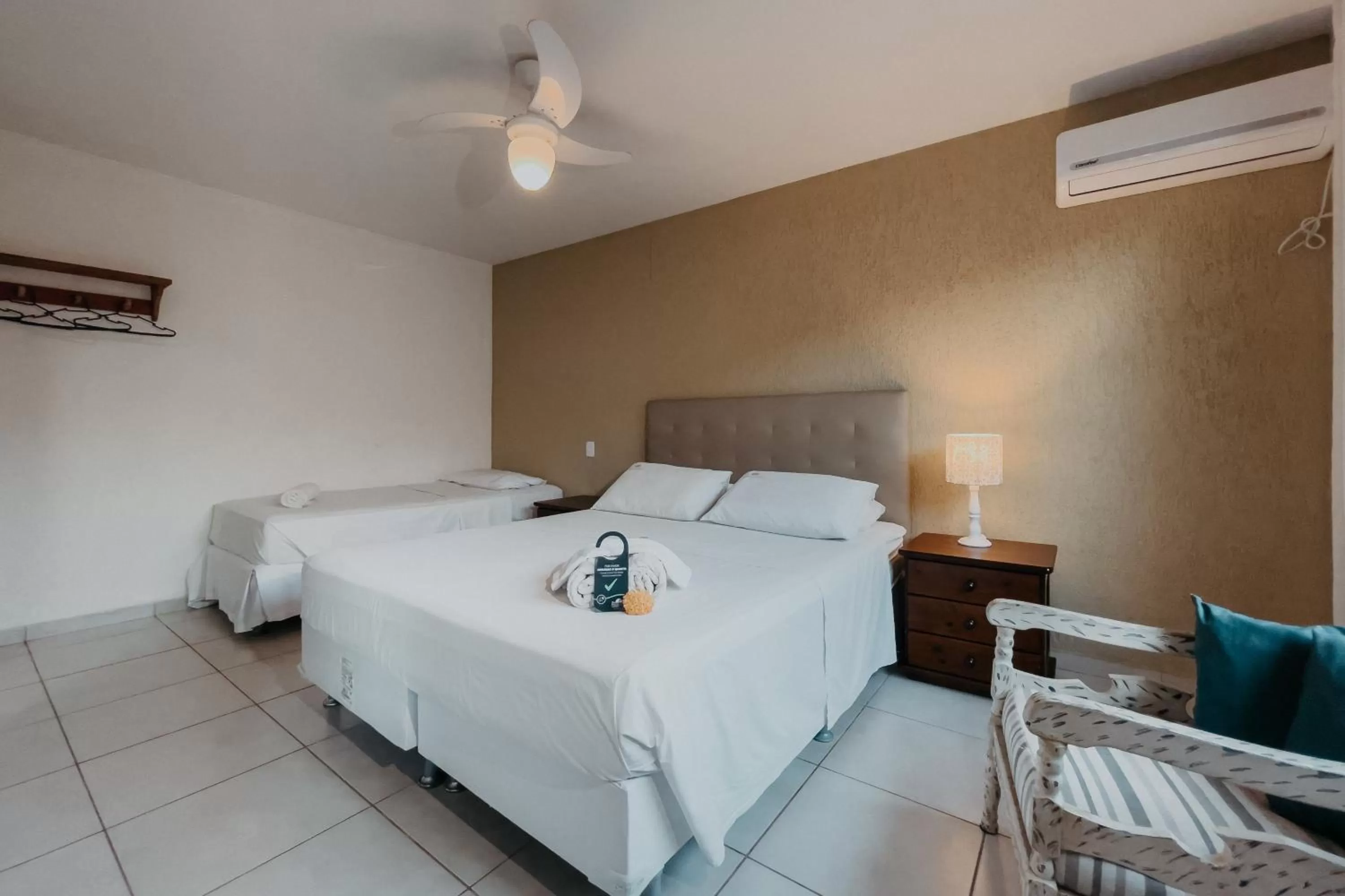 Bed in Pousada Sabledor