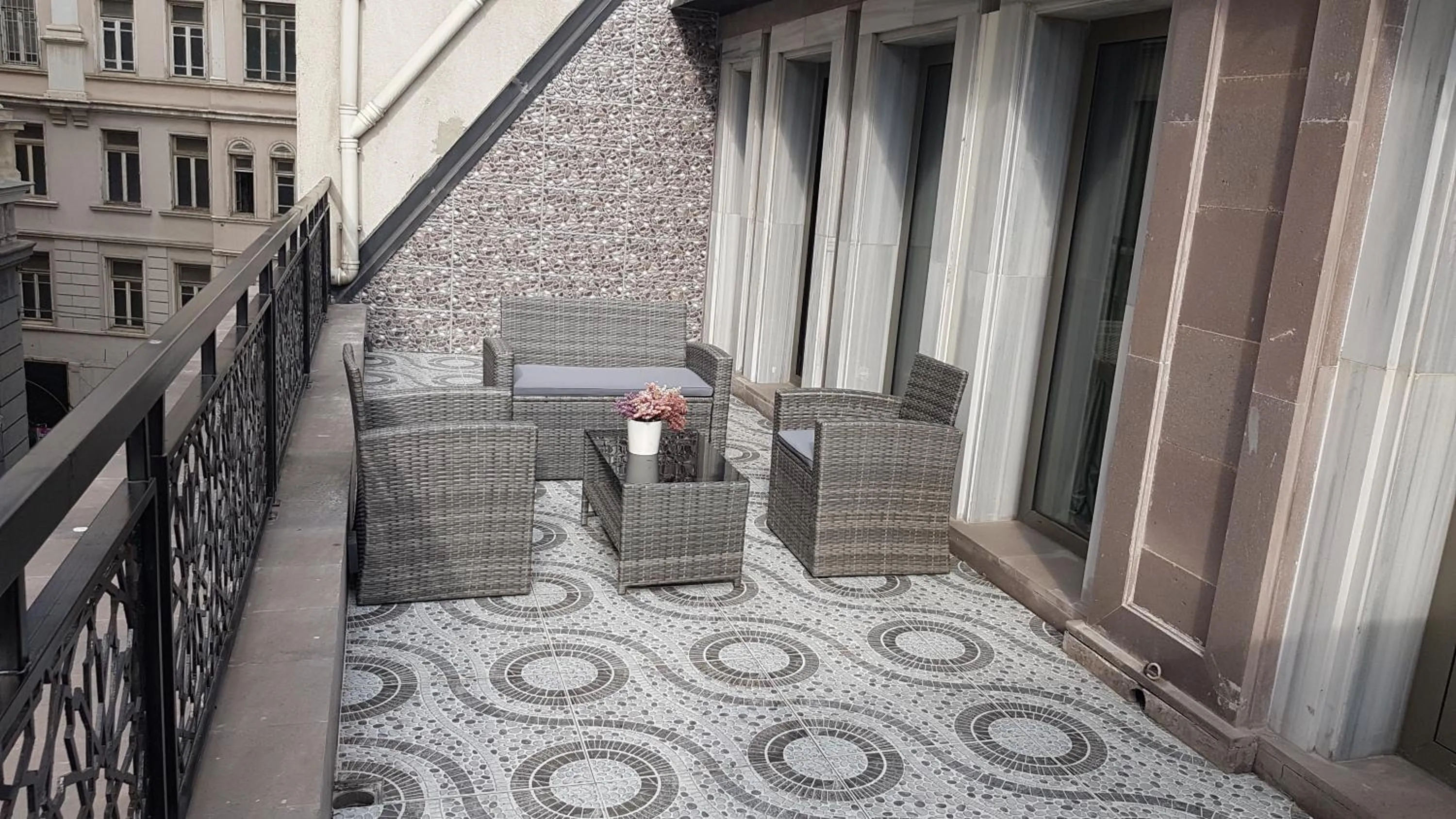 Balcony/Terrace in Manesol Boutique Galata