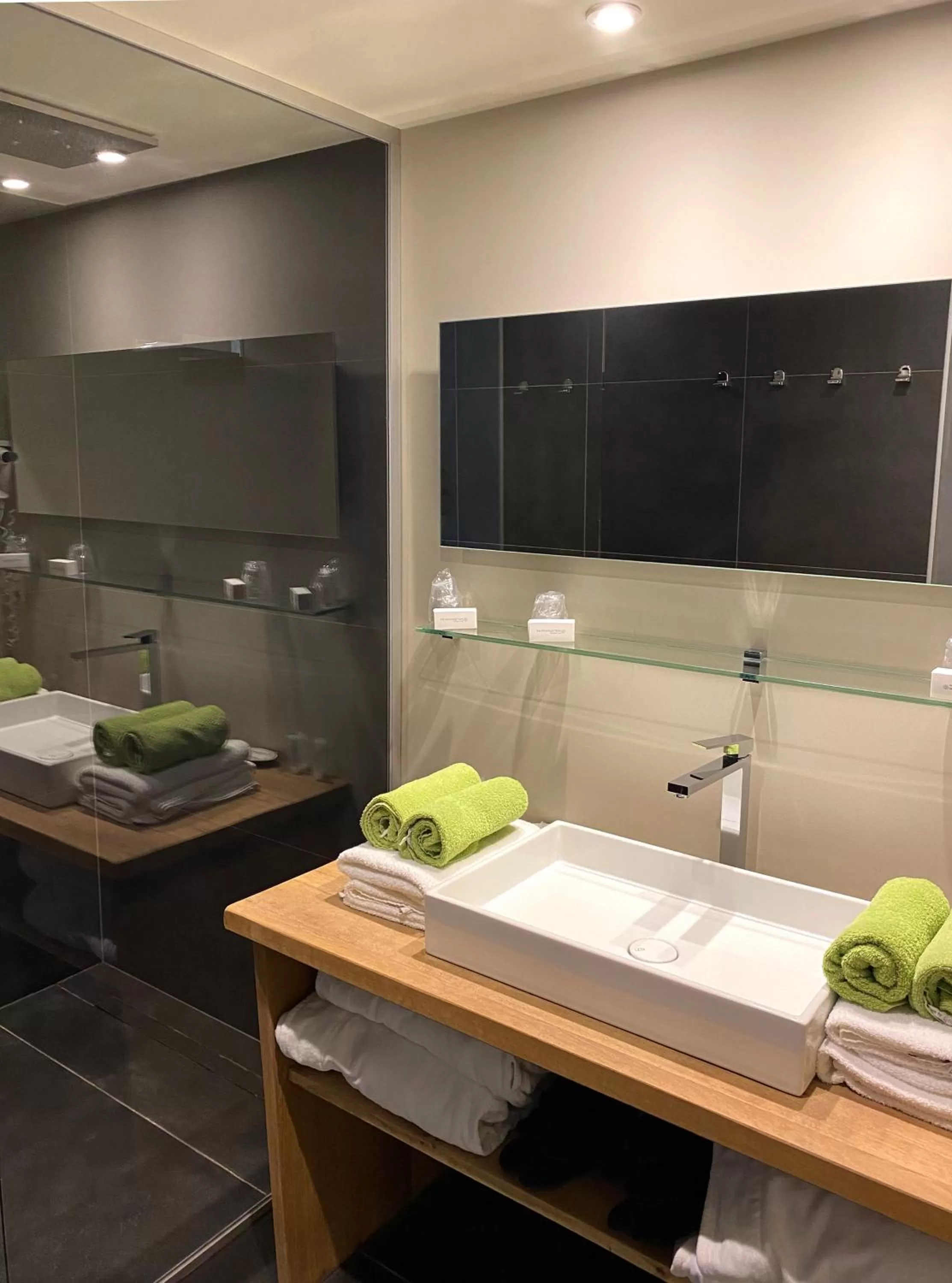 Bathroom in Hôtel WELLNESS EAU DE ROCHE Durbuy