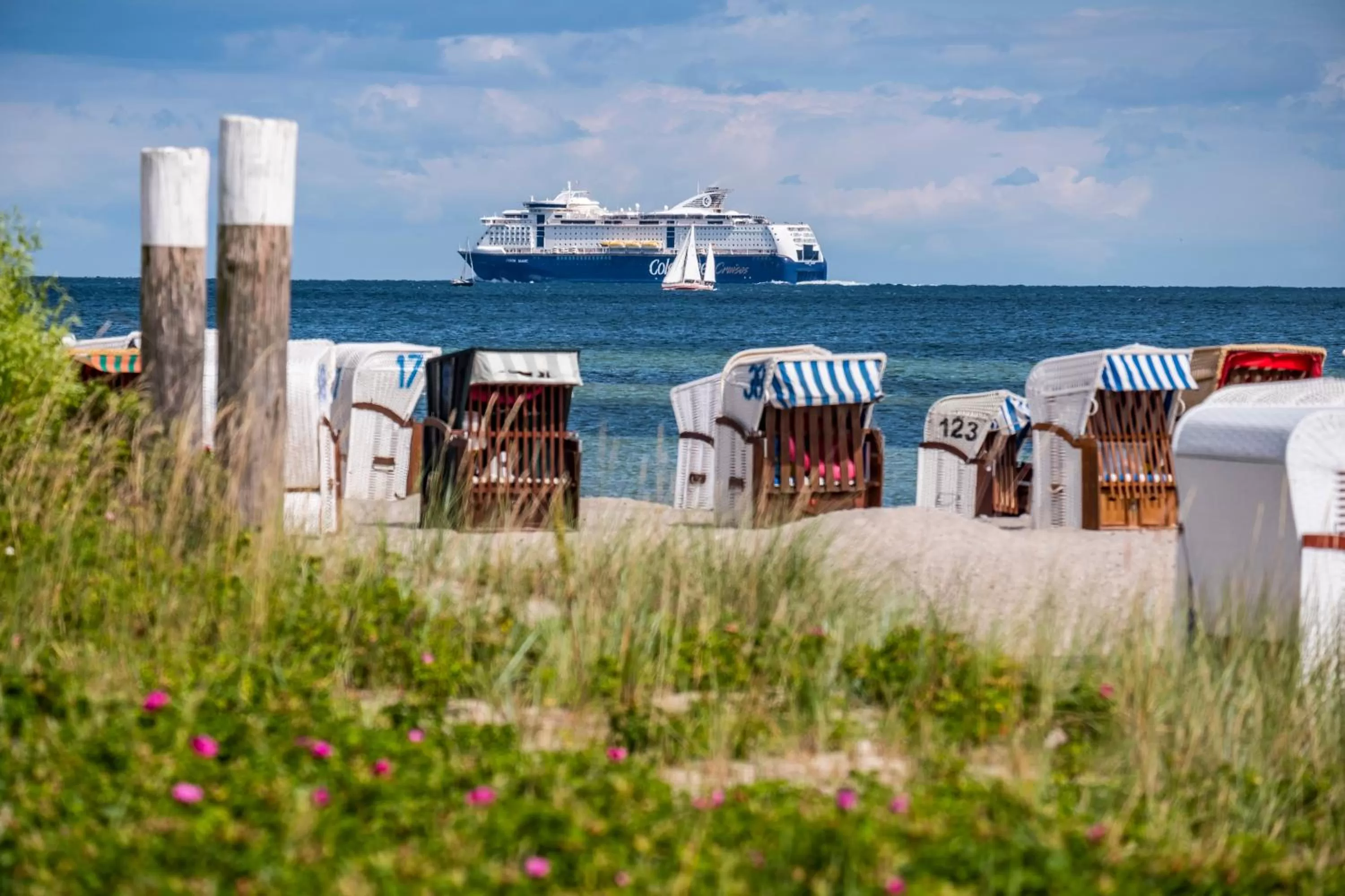 Natural landscape in Hotel Apartments Büngers - Mein Refugium am Meer mit Sommerstrandkorb