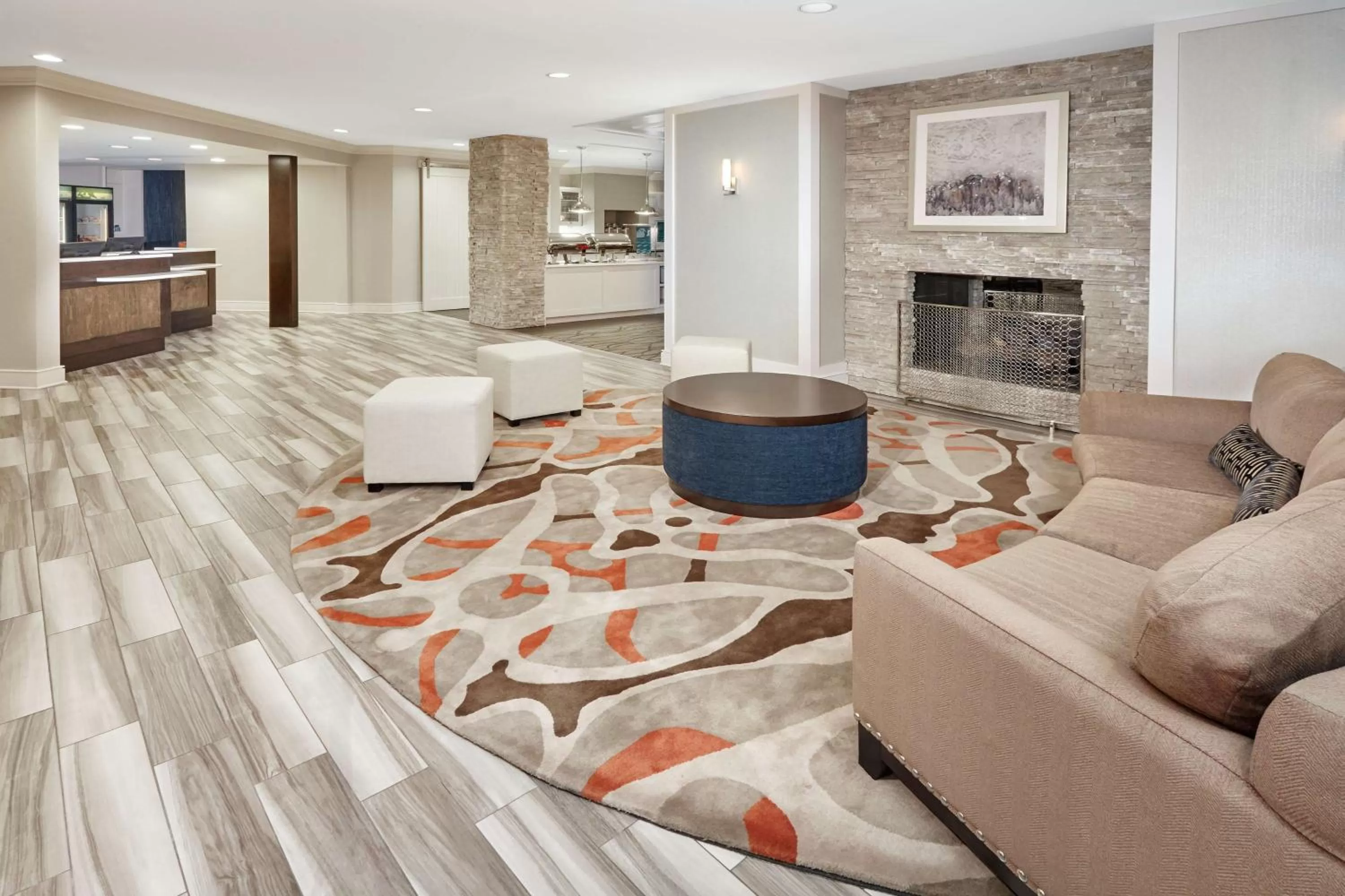 Lobby or reception in Homewood Suites Lafayette