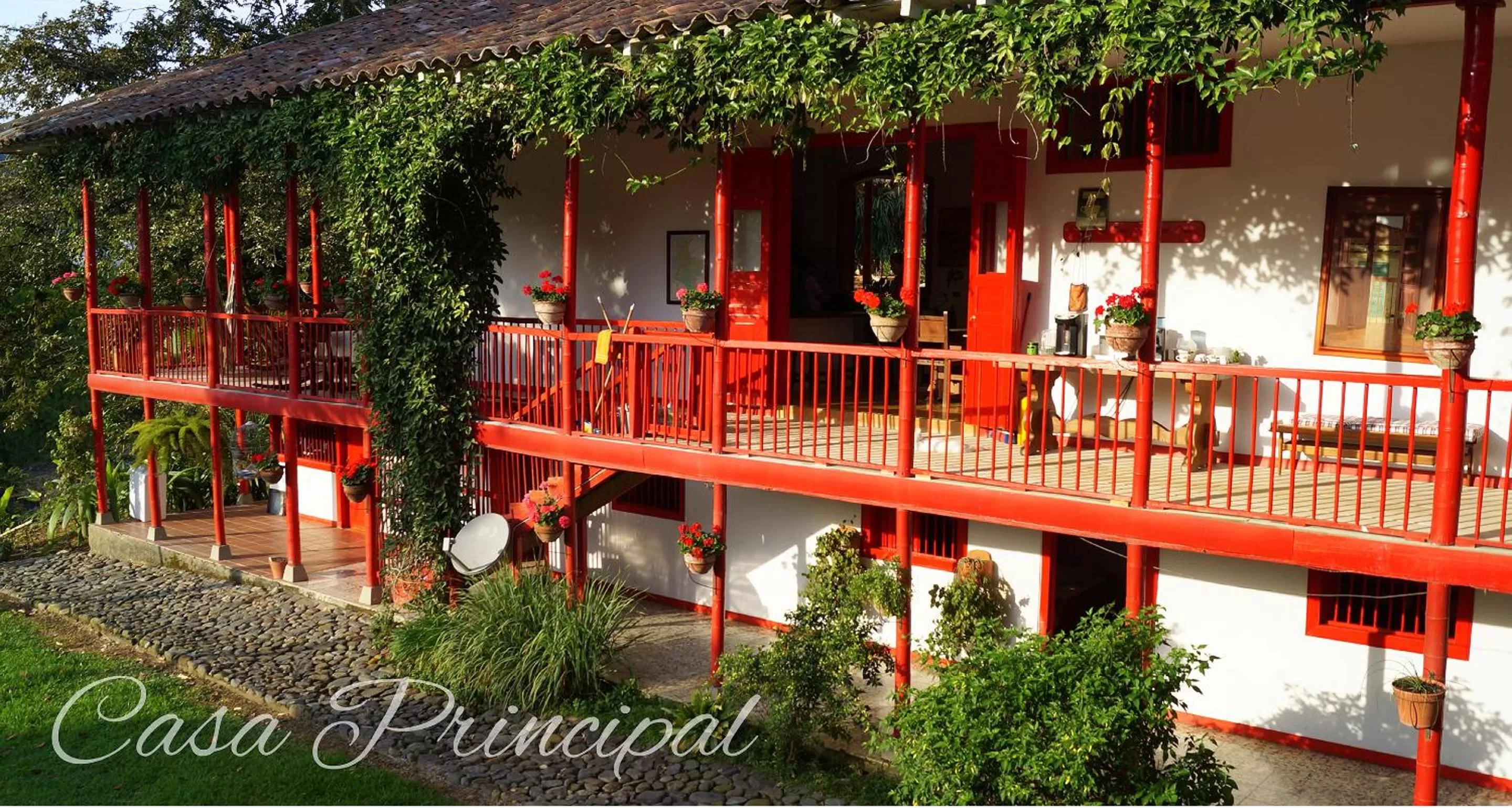 Property building in Hacienda Venecia Coffee Farm Hotel