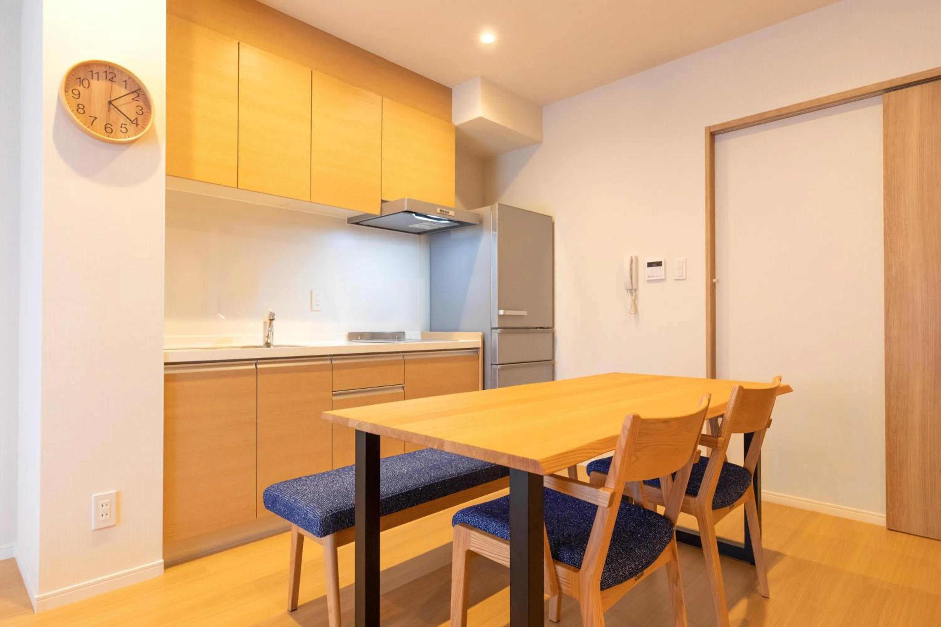 Kitchen or kitchenette in LAPIN MIHAMA Residence Hotel
