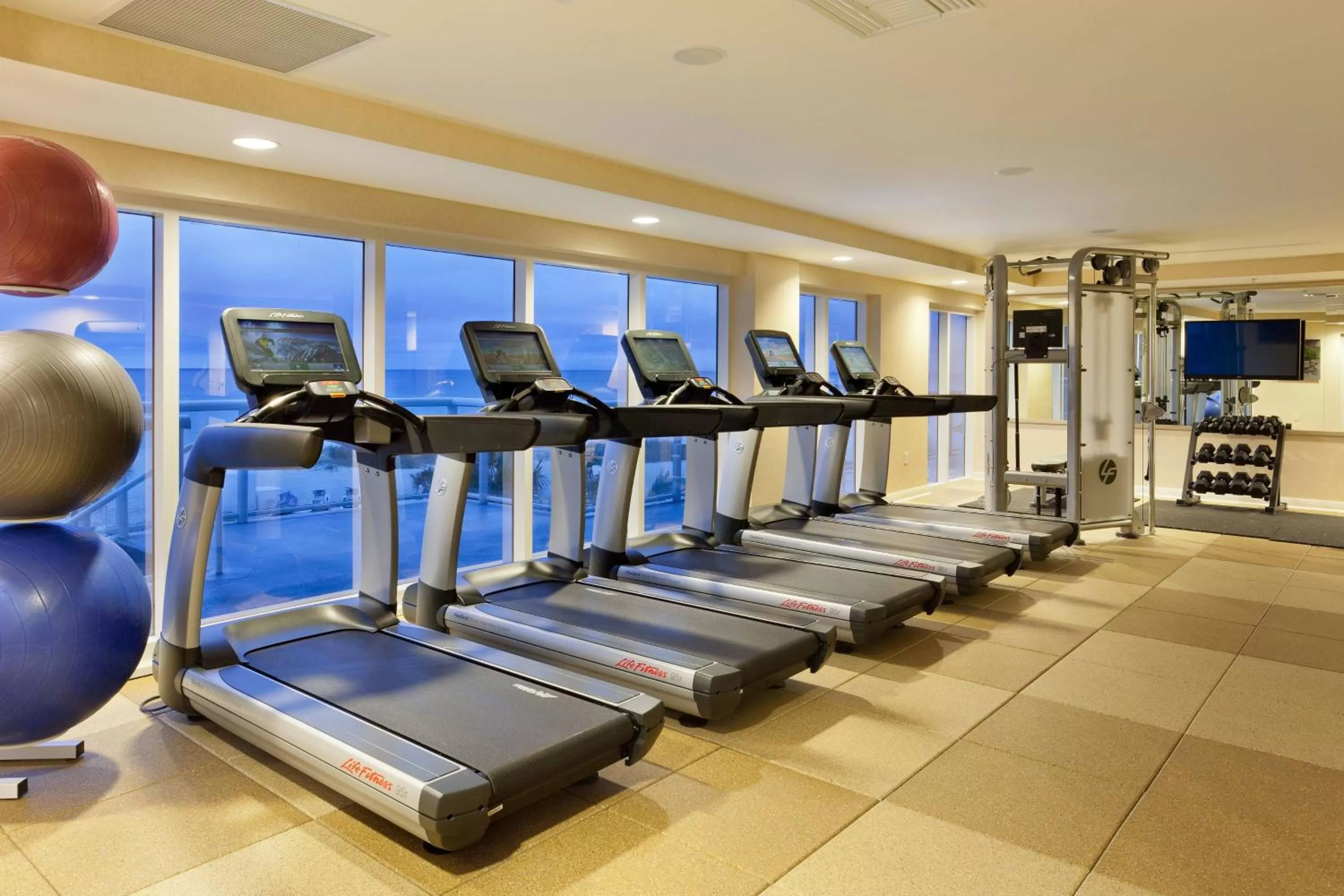 Fitness centre/facilities in Fort Lauderdale Marriott Pompano Beach Resort