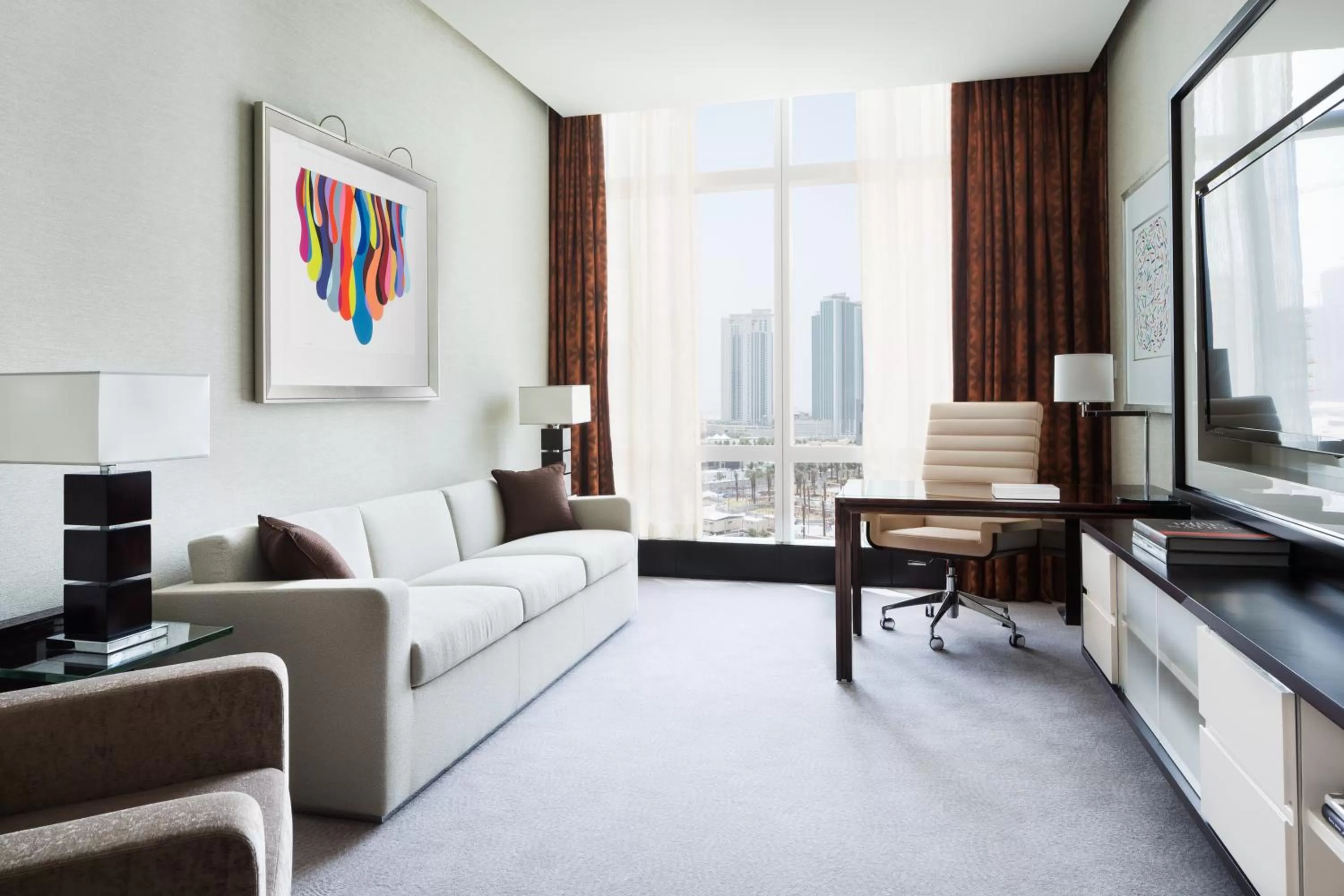 Living room in Rosewood Abu Dhabi