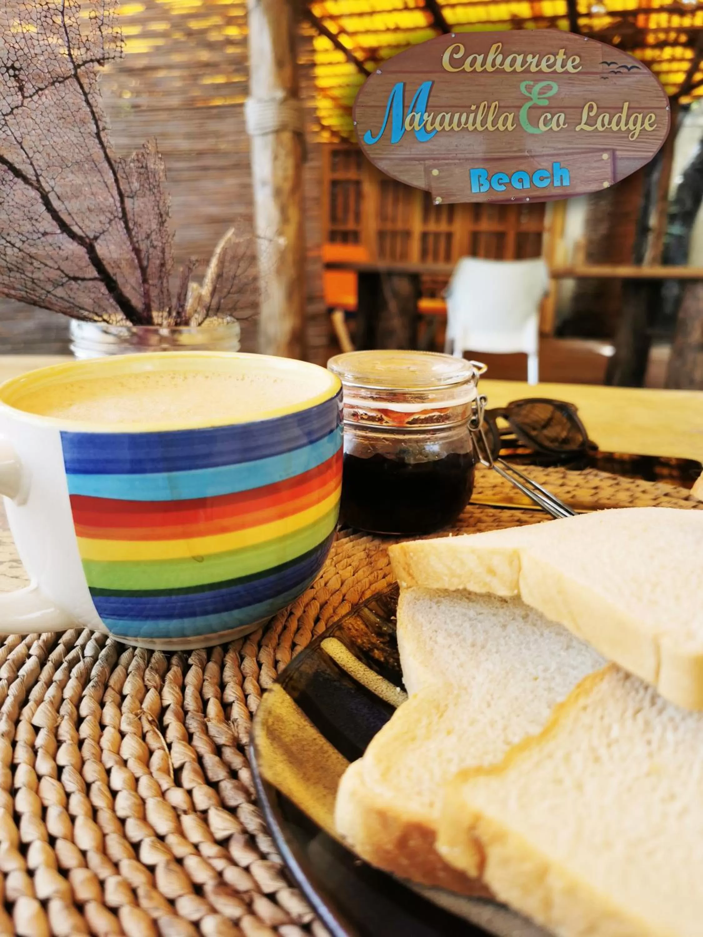 Continental breakfast in Cabarete Maravilla Eco Lodge Boutique Beach Surf Encuentro, Kite, by AA Crypto Group