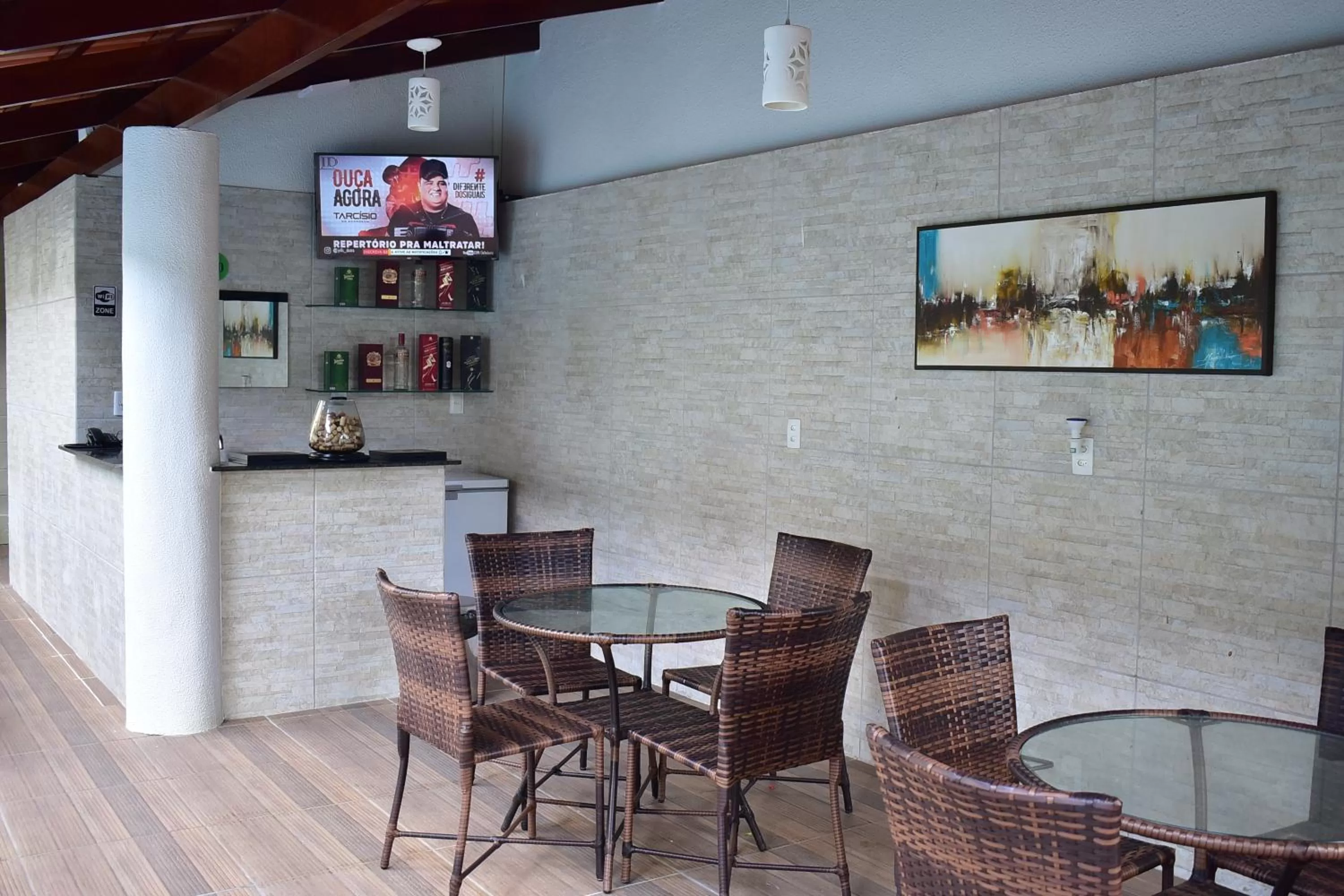 Lounge or bar in LIVE IN FORTALEZA HOTEL