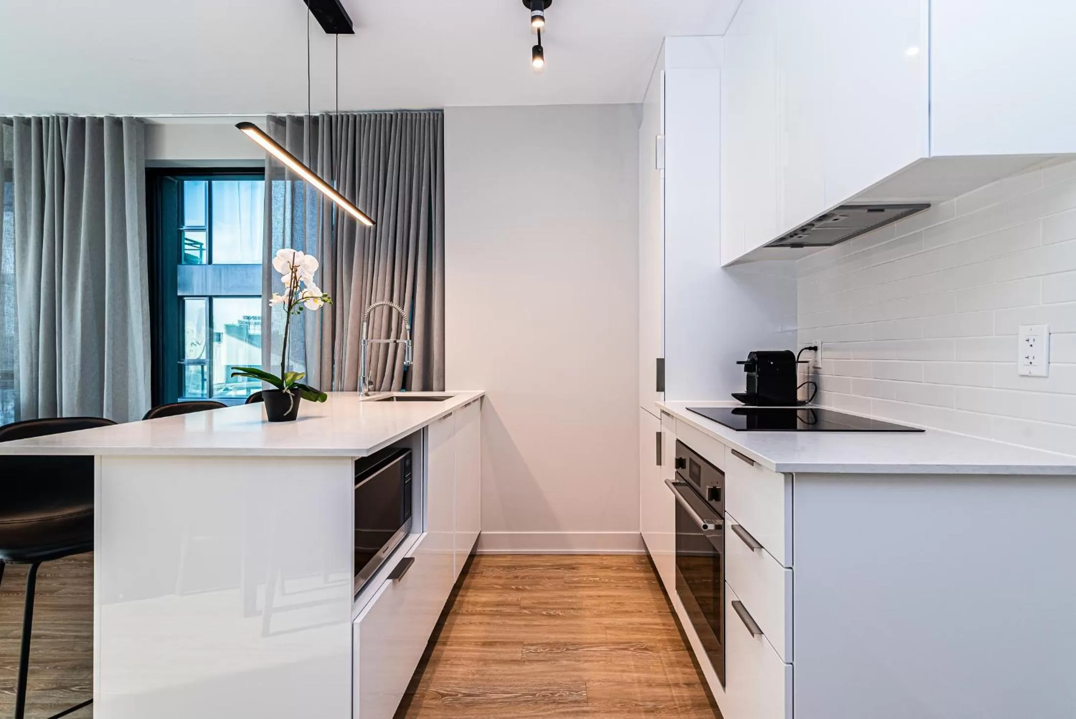 Kitchen or kitchenette in WERFY Luxury Apart-Hotel