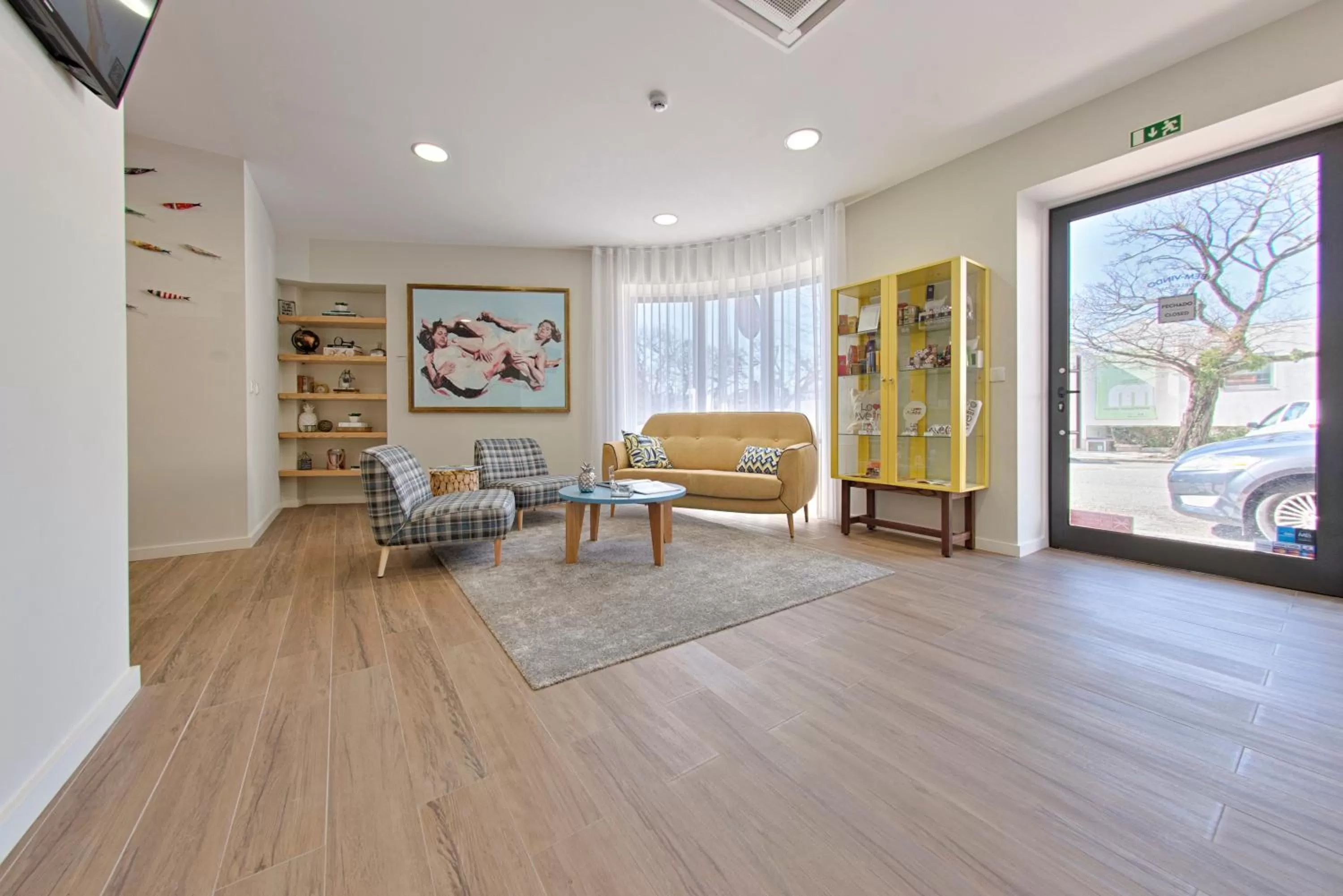 Communal lounge/ TV room in Hotel do Mercado