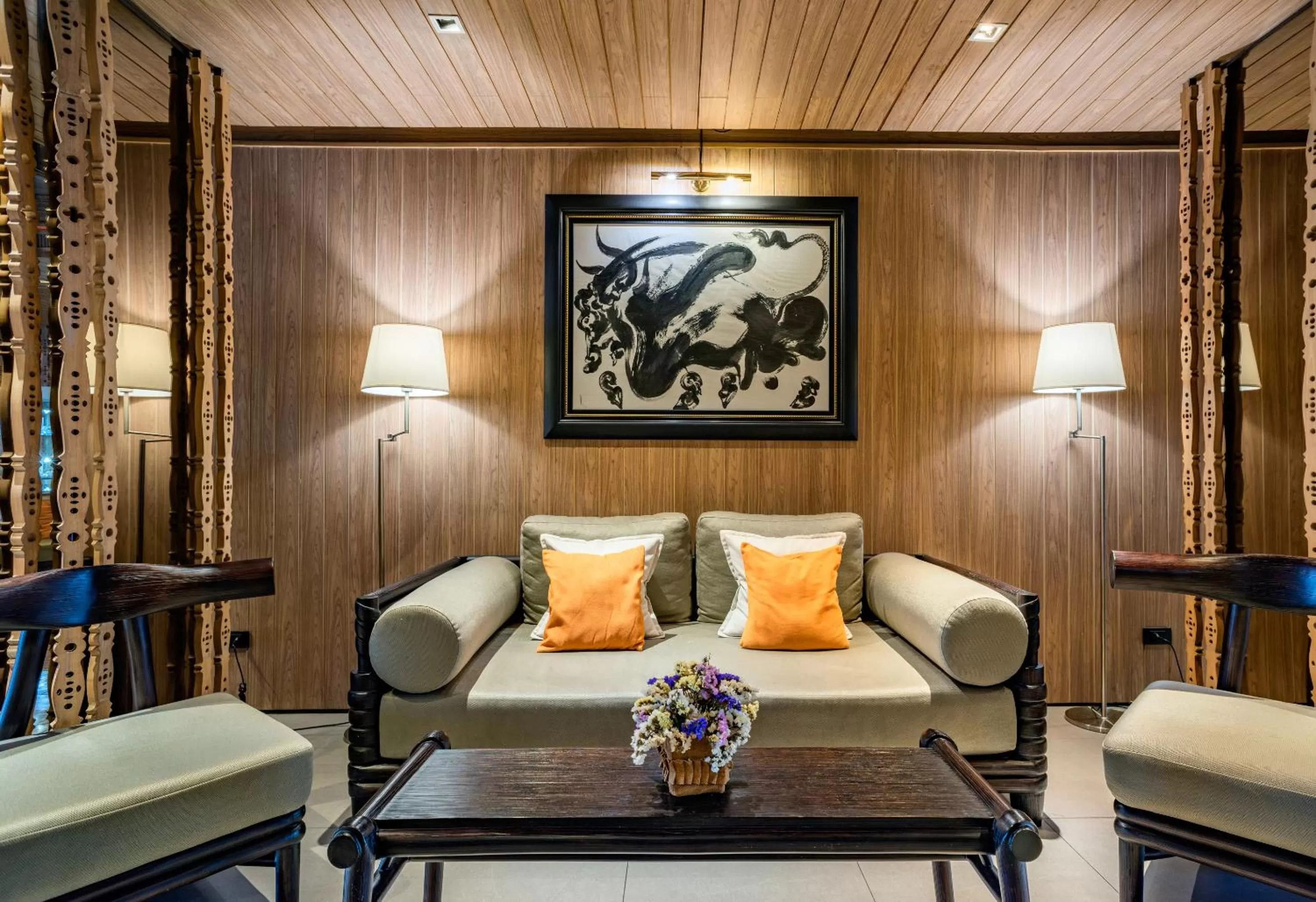 Lobby or reception in Riva Surya Bangkok