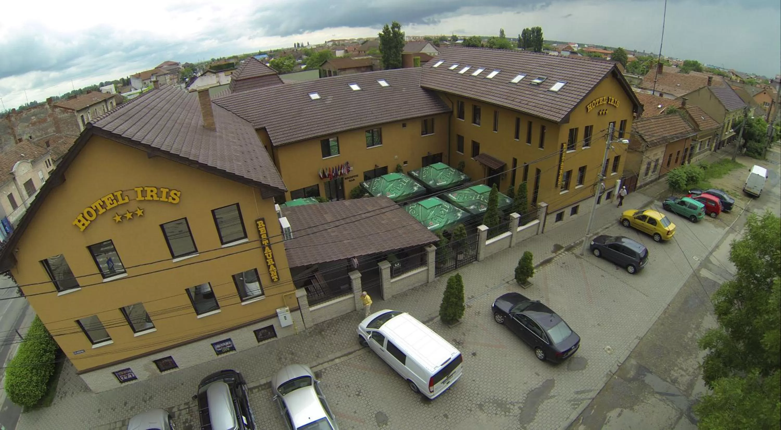 Bird's eye view in Hotel Iris