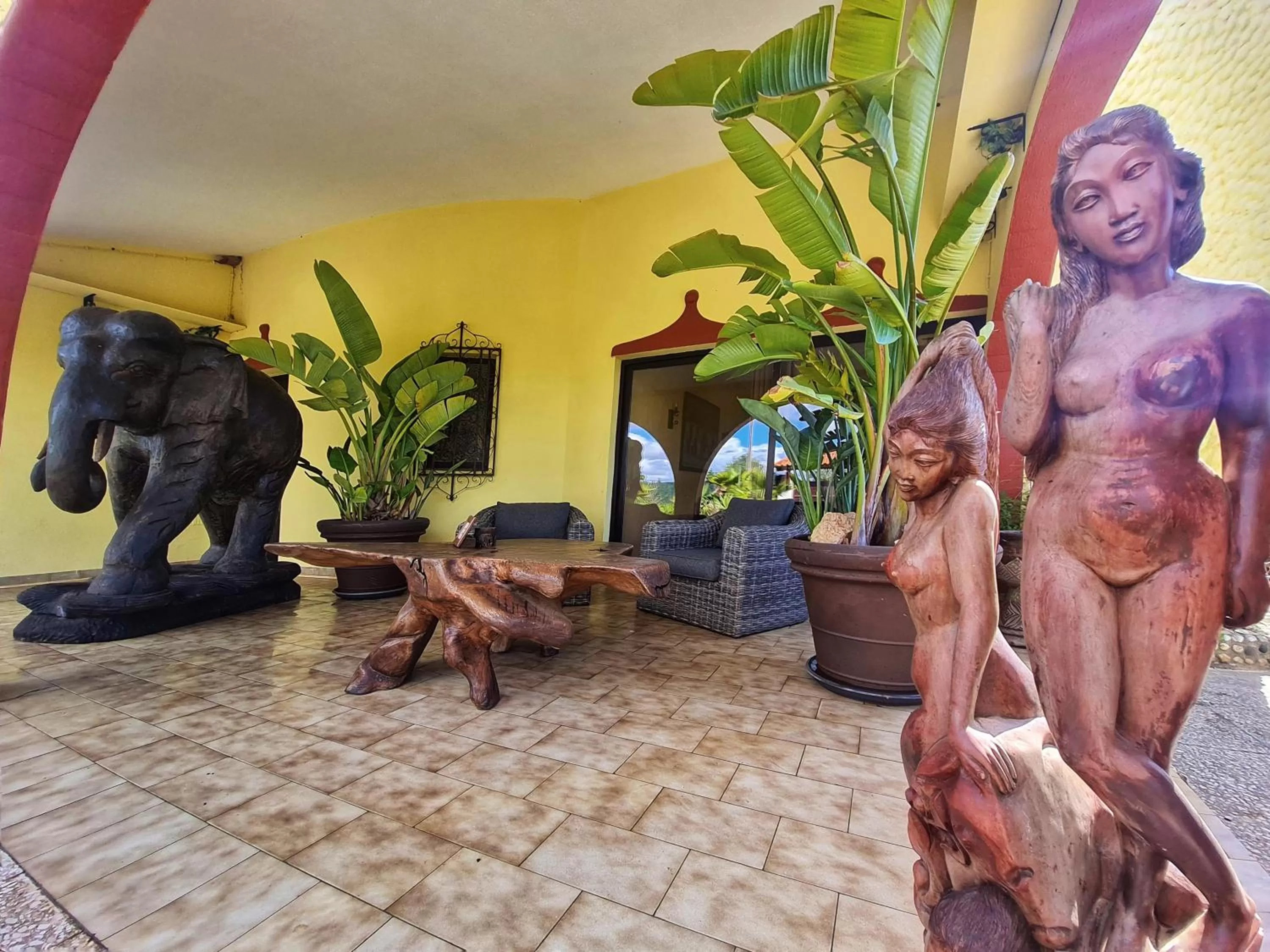 Balcony/Terrace in Villa Paraiso - Naturism Optional Adults Only