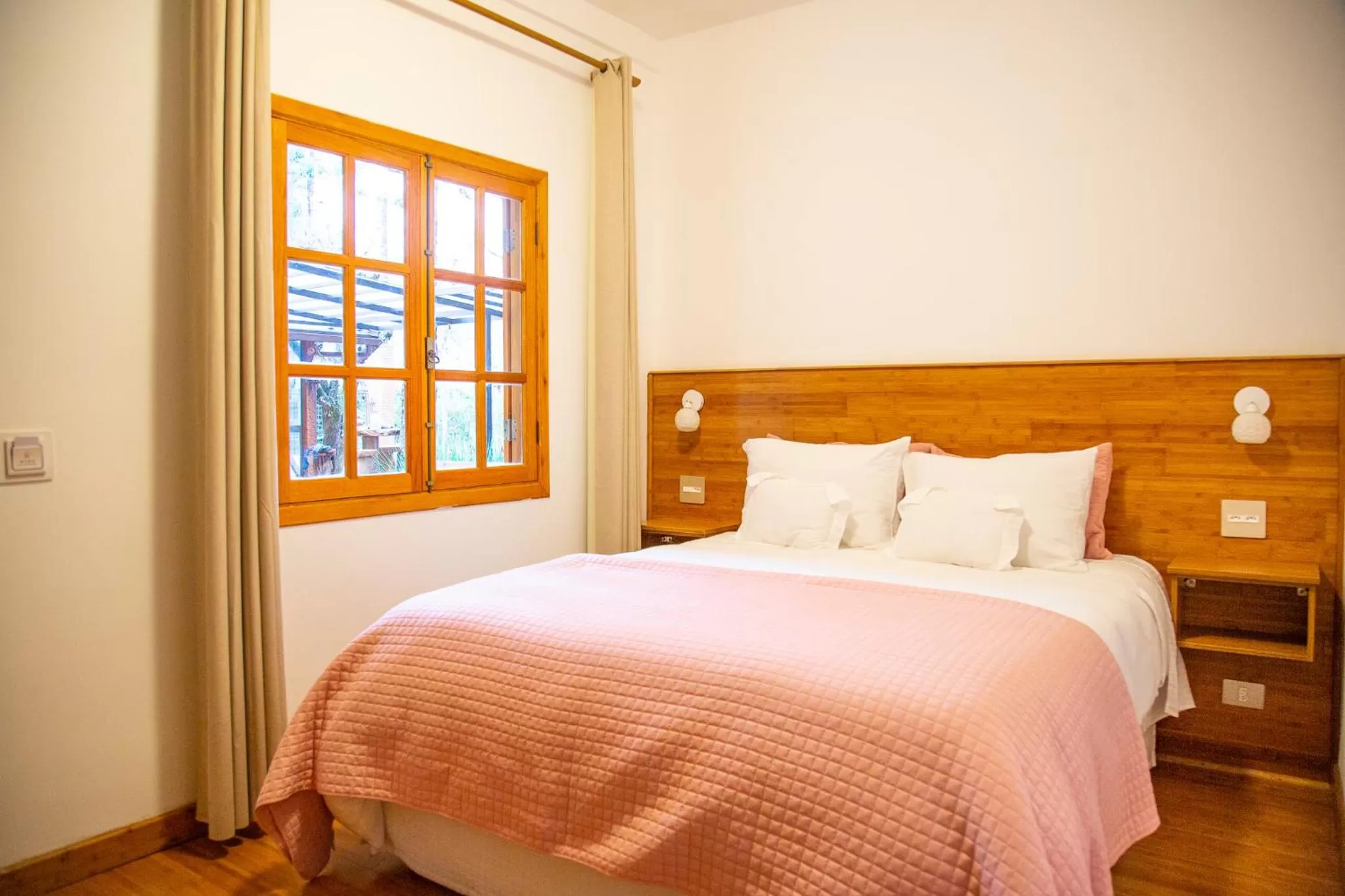 Bed in La Brume Pousada