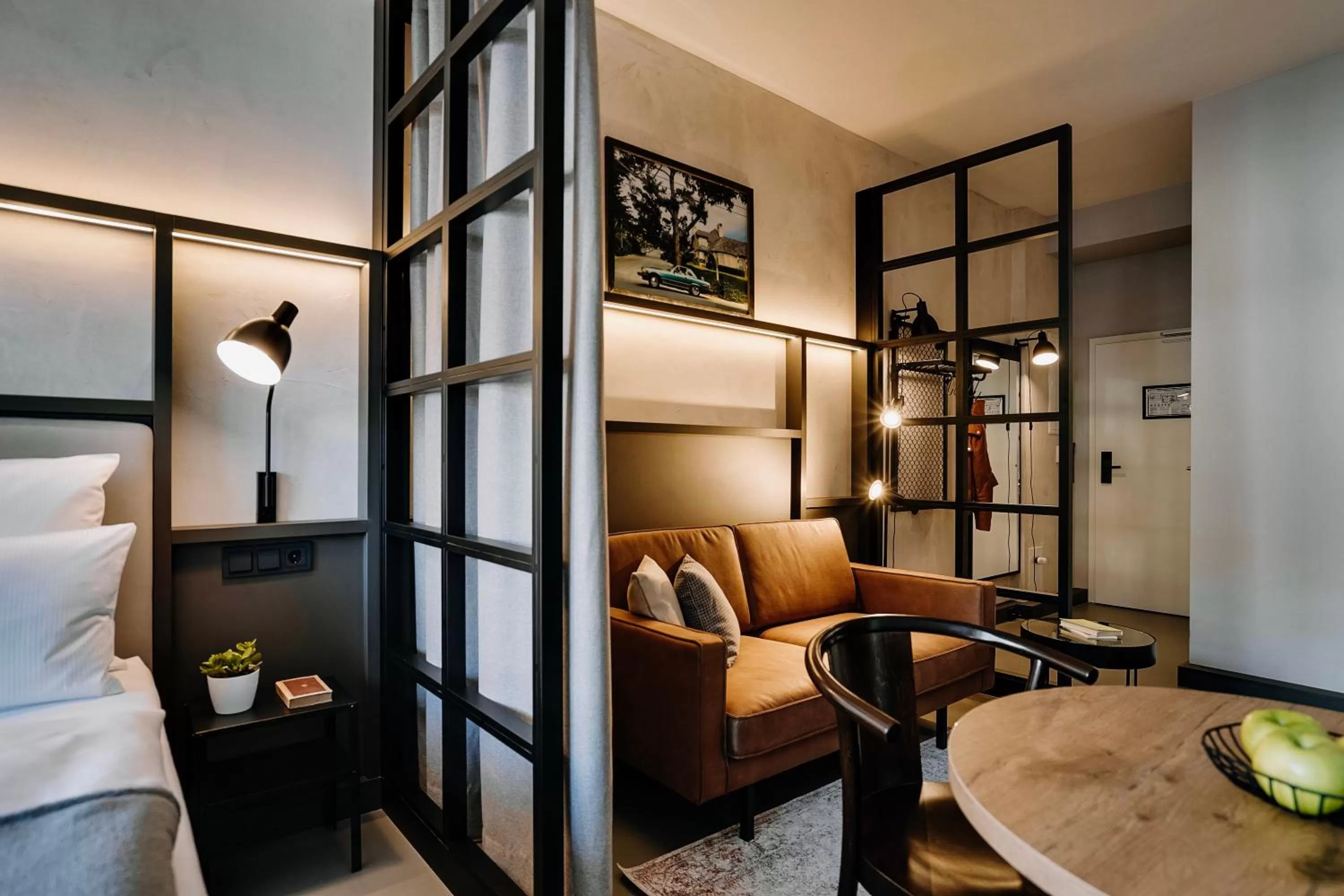 Living room, Bed in CLOUD No7 LOFTS