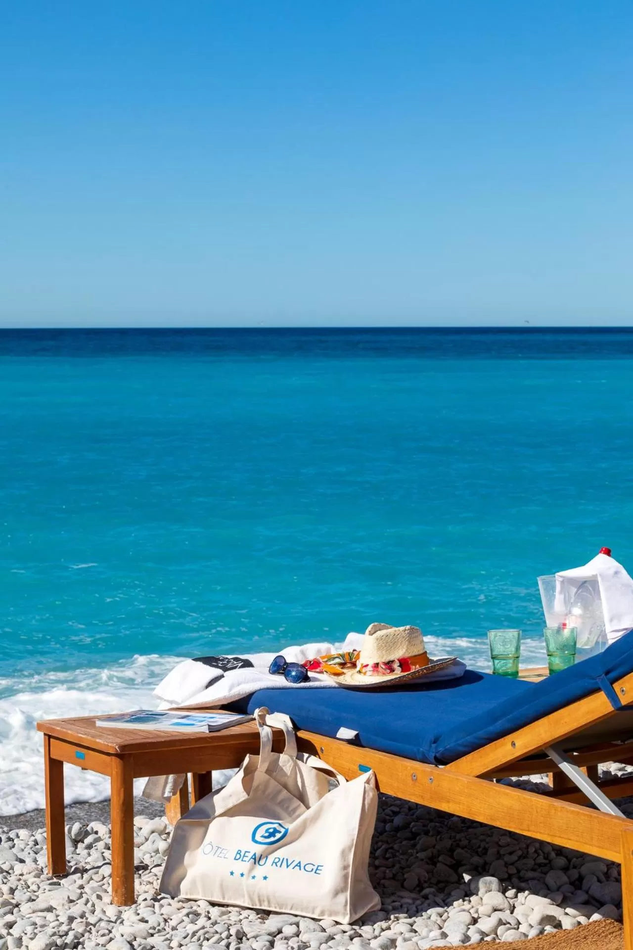 Beach in Hotel Beau Rivage