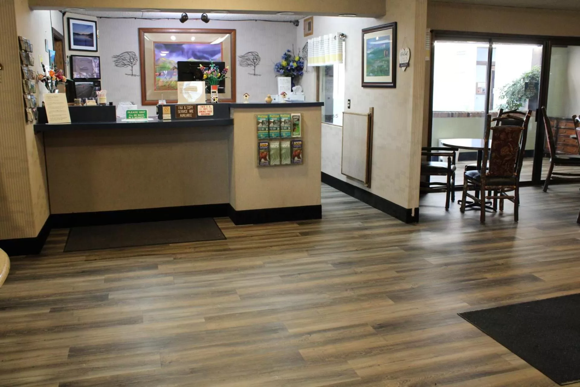 Lobby or reception in Aero Inn