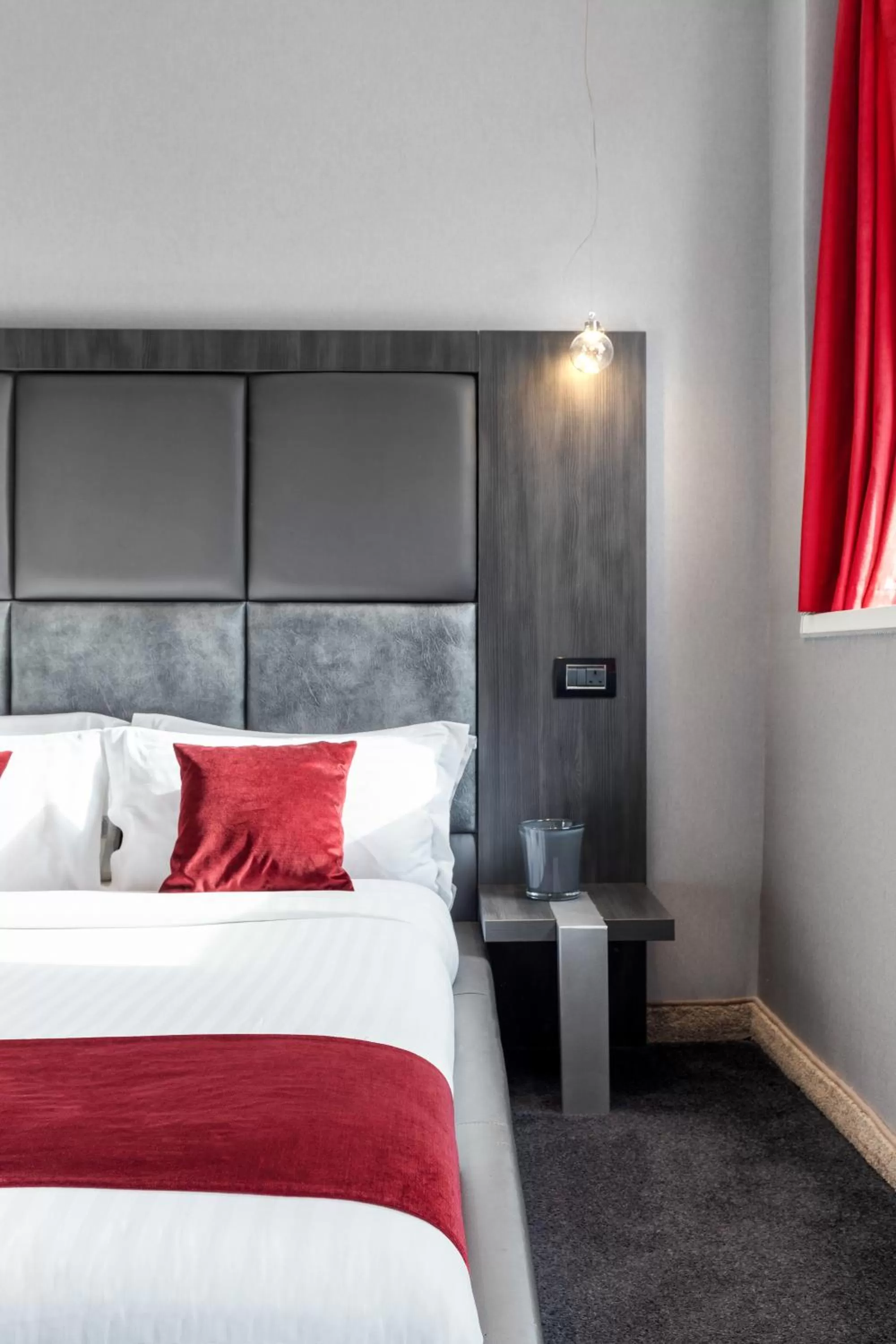 Bed in The Bryson Hotel