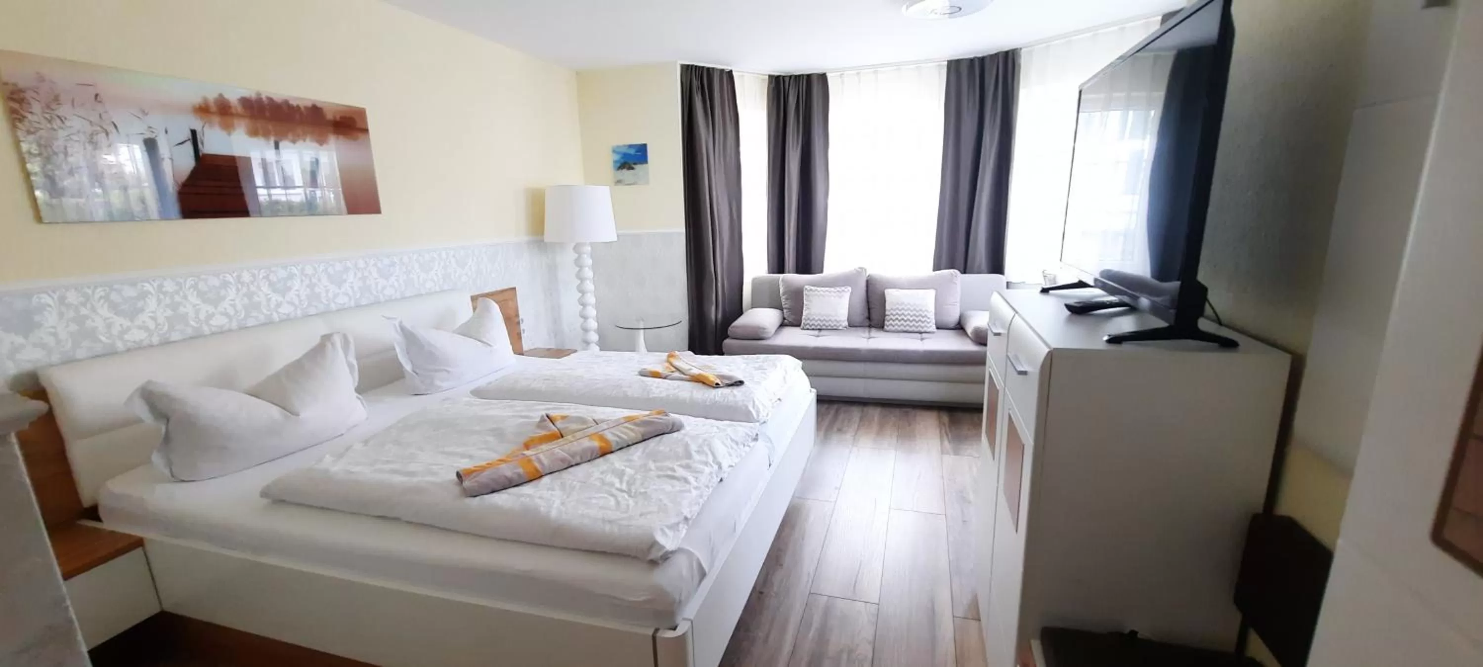 Bed in Hotel Waterkant