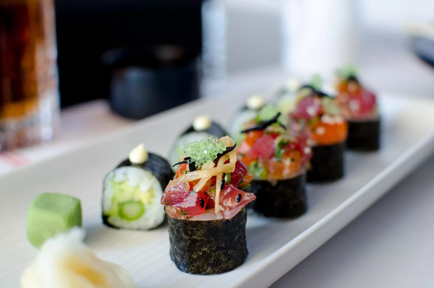 Food close-up in The Betsy Hotel, South Beach