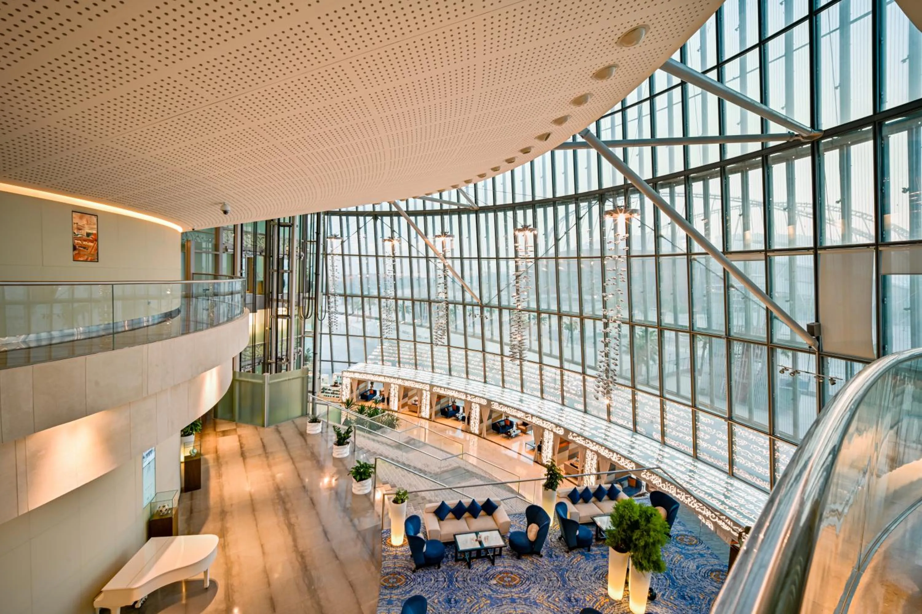 Lobby or reception in The Torch Doha