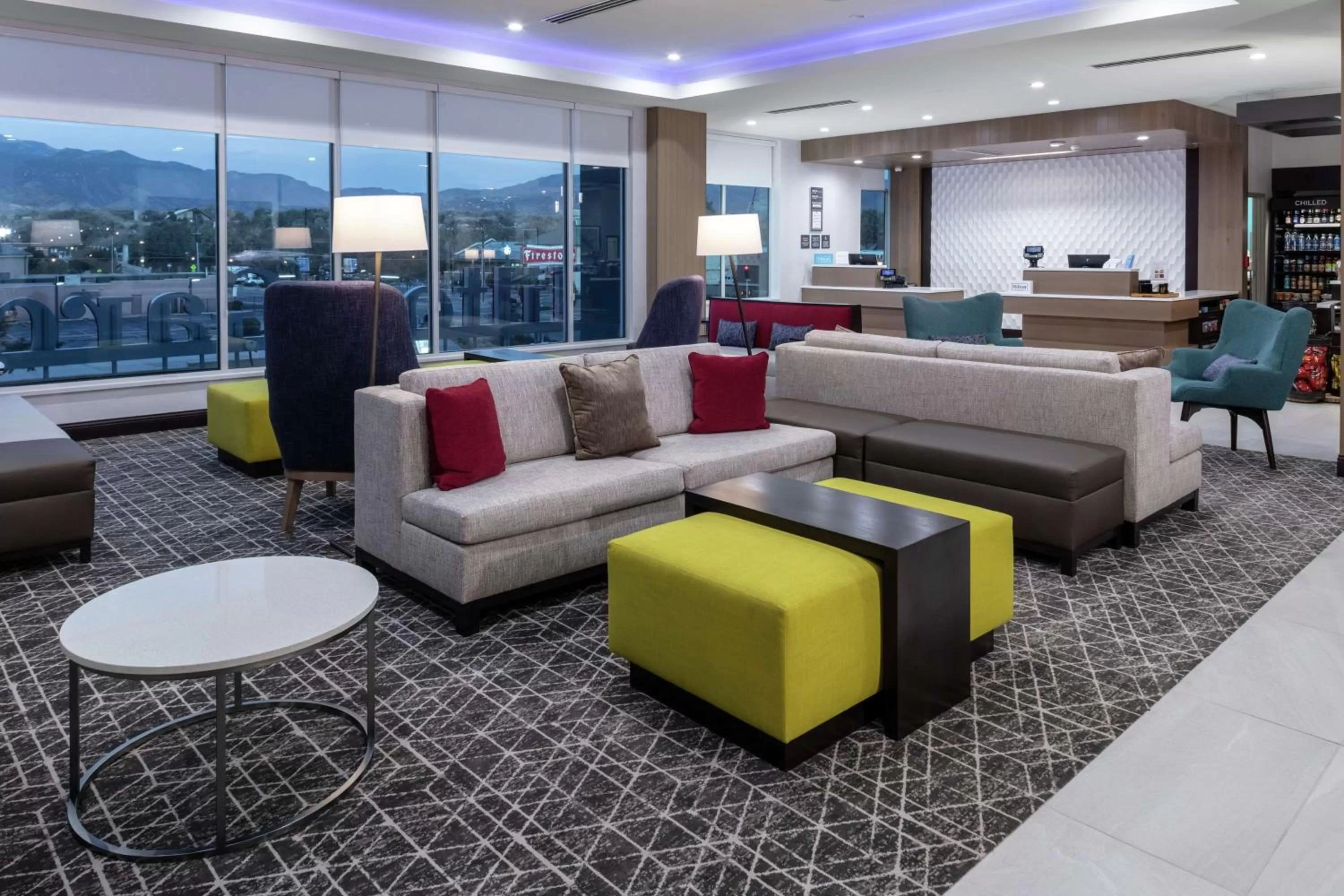 Lobby or reception in Hilton Garden Inn Colorado Springs Downtown, Co