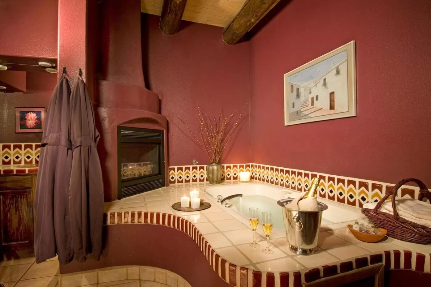 Bathroom in Adobe and Pines Inn Bed and Breakfast