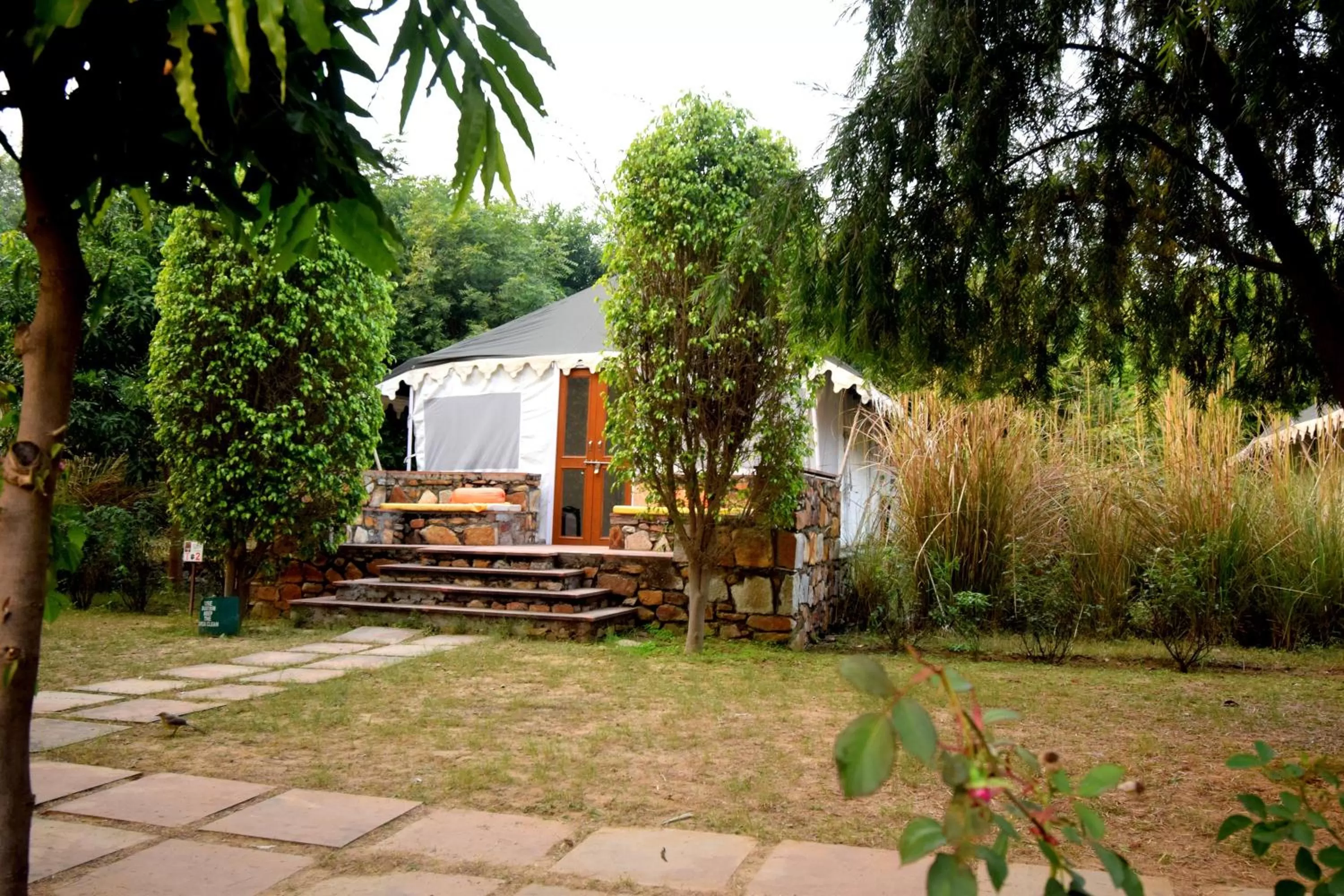 Garden in Sultan Bagh Resort by The Sky Imperial