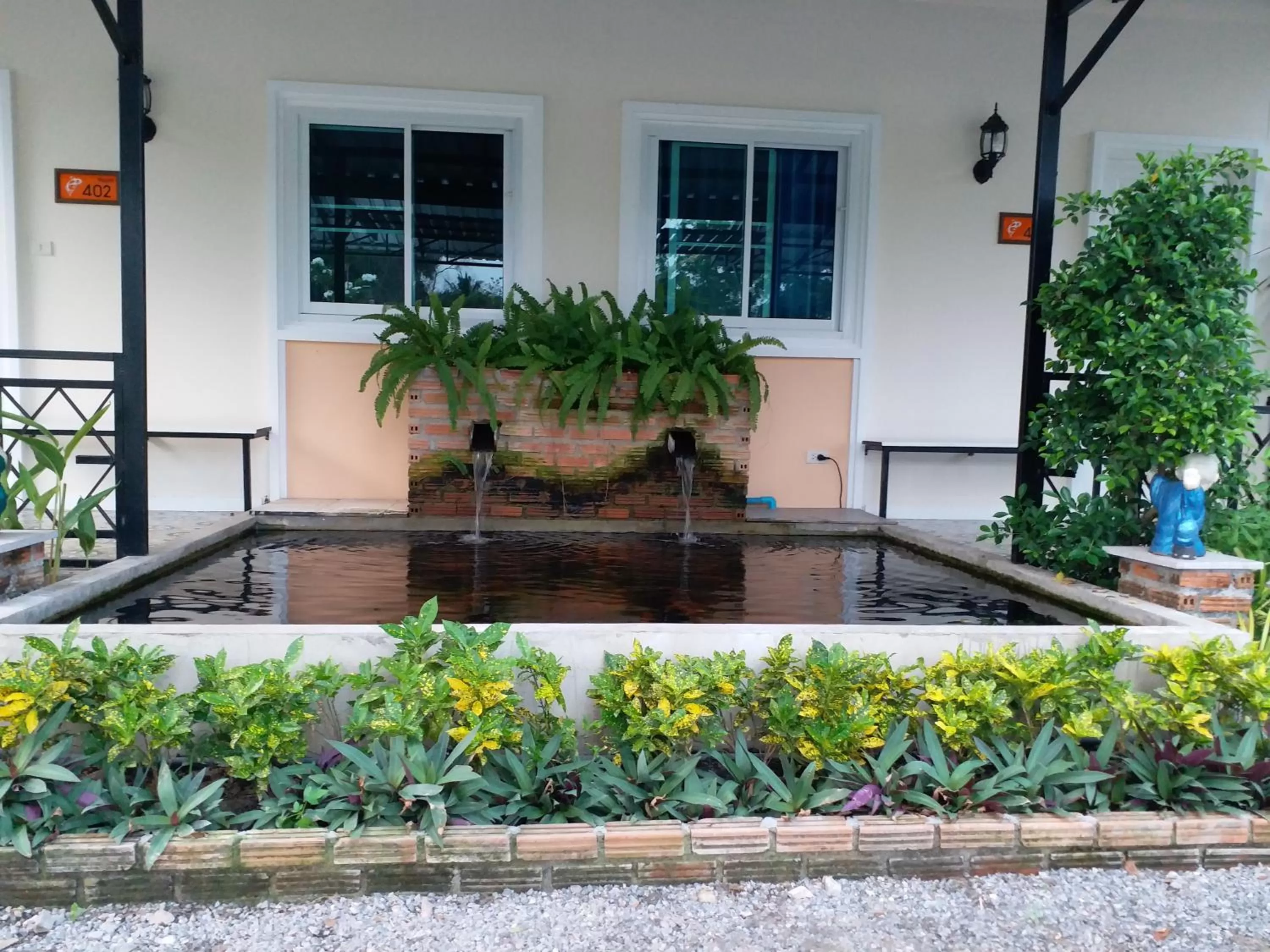 Balcony/Terrace, Swimming Pool in Fancy Carp Resort