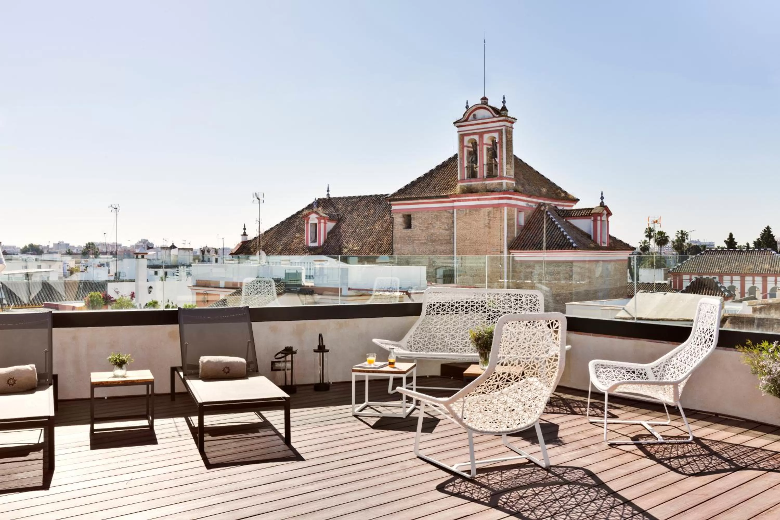 Solarium in Hotel Casa 1800 Sevilla