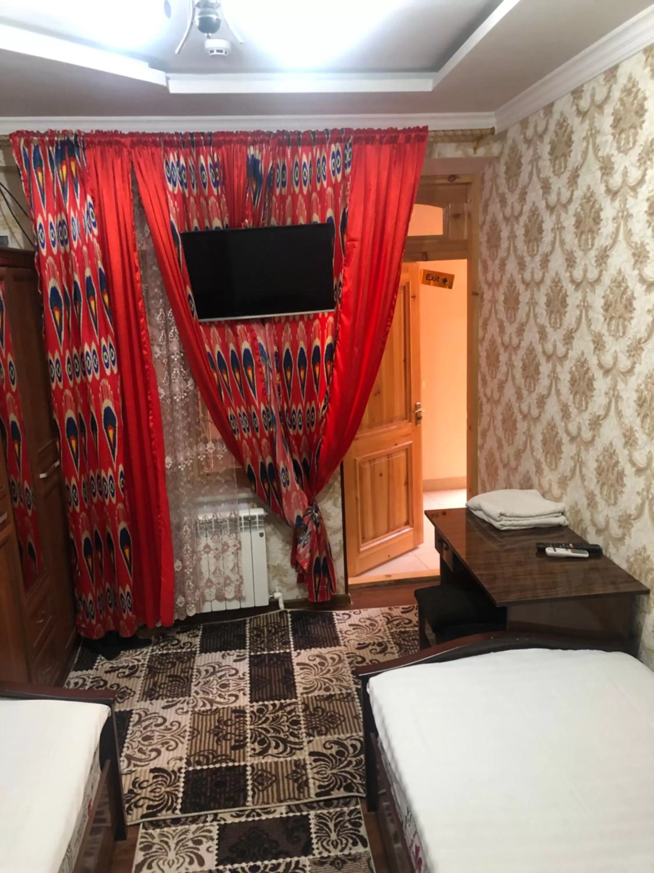 Bed in Tilyakori Hotel