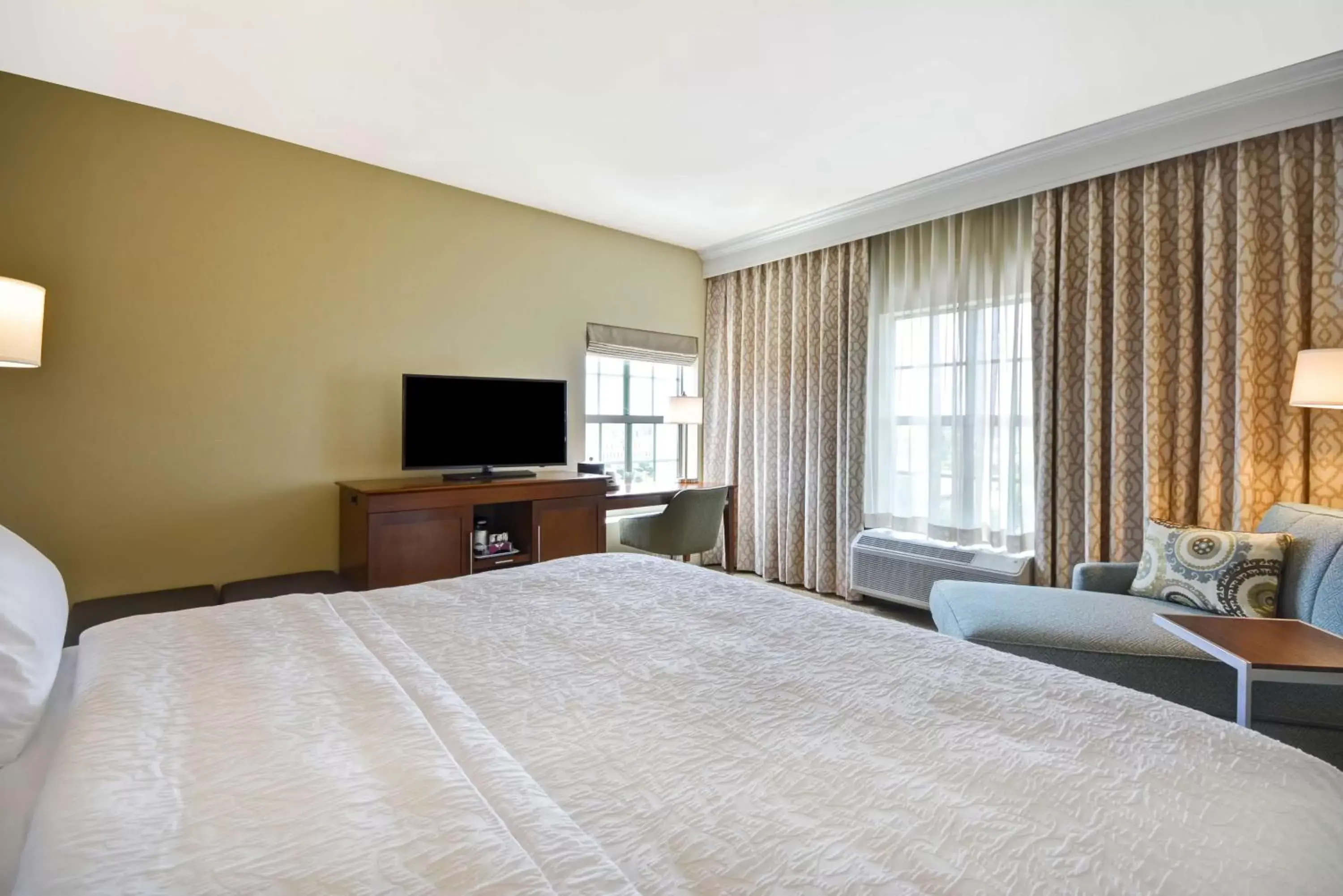 King Room with Roll-In Shower - Mobility Access/Non-Smoking in Hampton Inn & Suites Charleston Airport King Room with Roll-In Shower - Mobility Access/Non-Smoking in Hampton Inn & Suites Charleston Airport