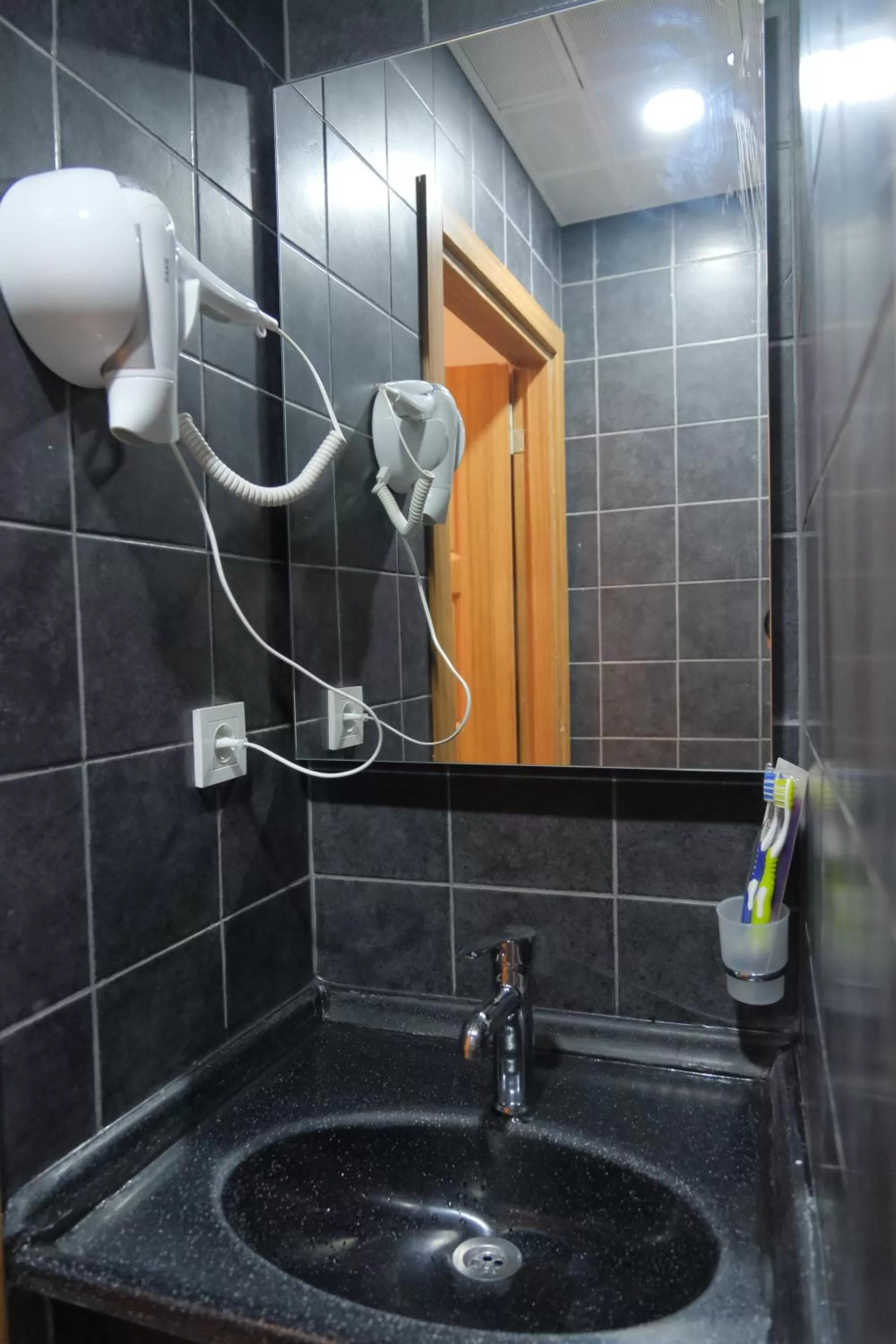 Bathroom in Adamantides Hotel