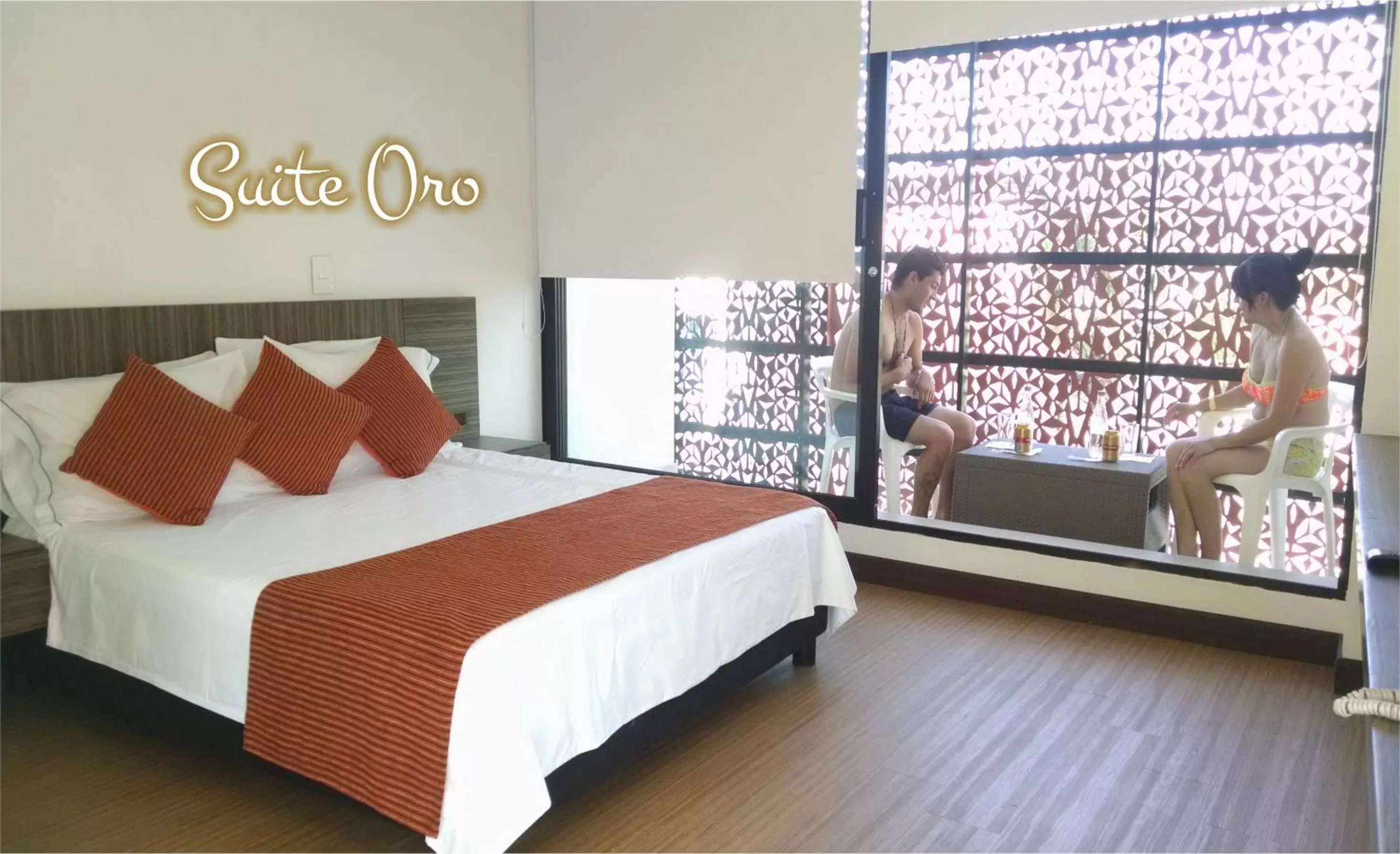 Balcony/Terrace, Bed in Suite Sumapaz Hotel