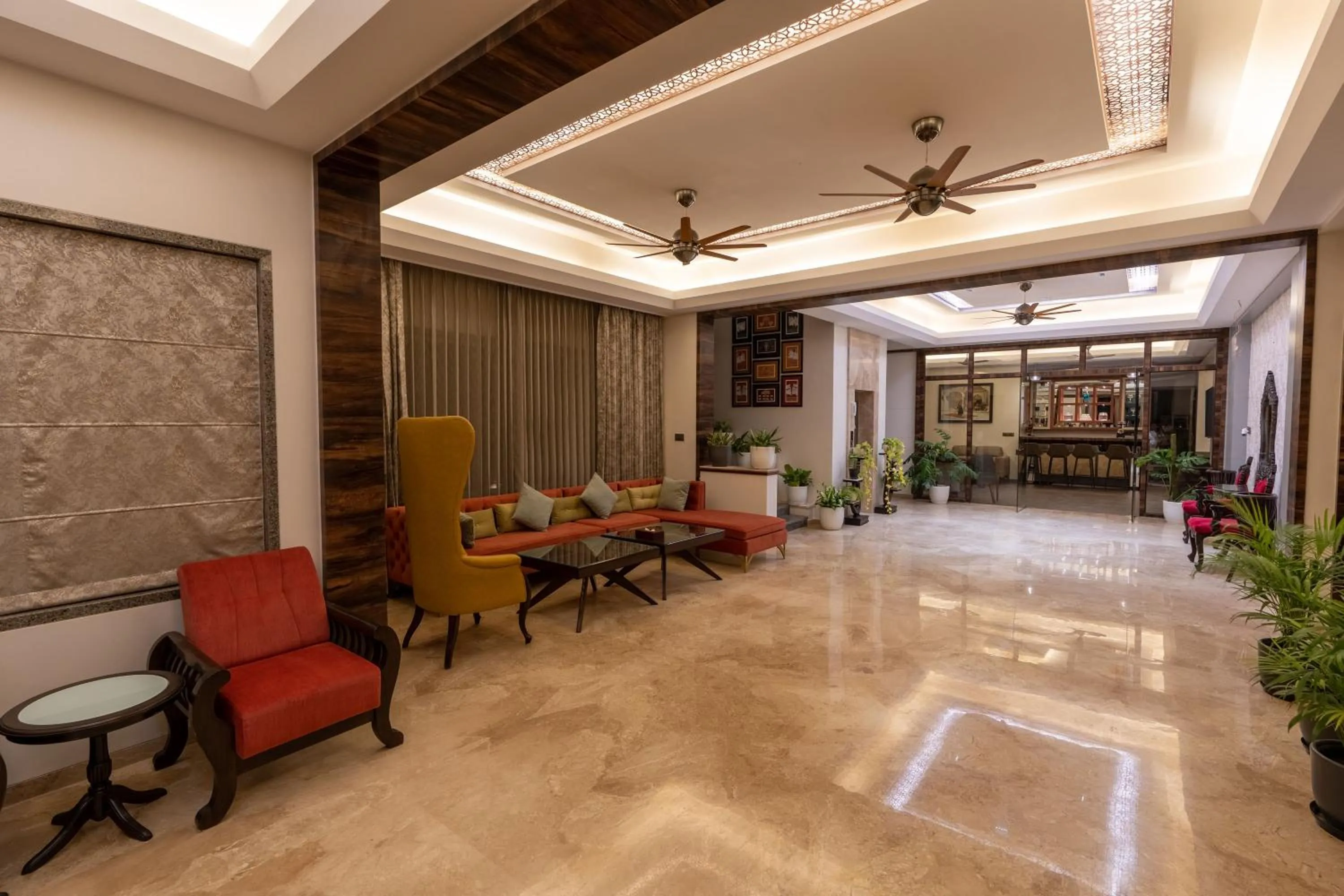 Living room in Mountain Creek Villa Udaipur