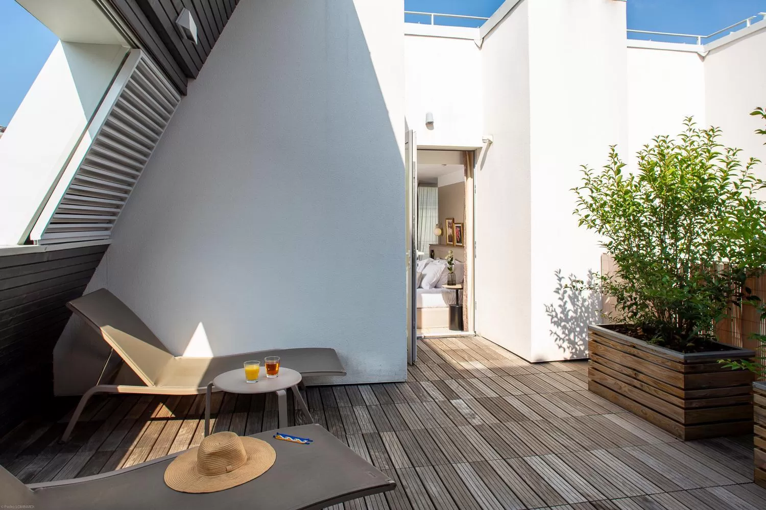 Patio in XO Hotel Paris