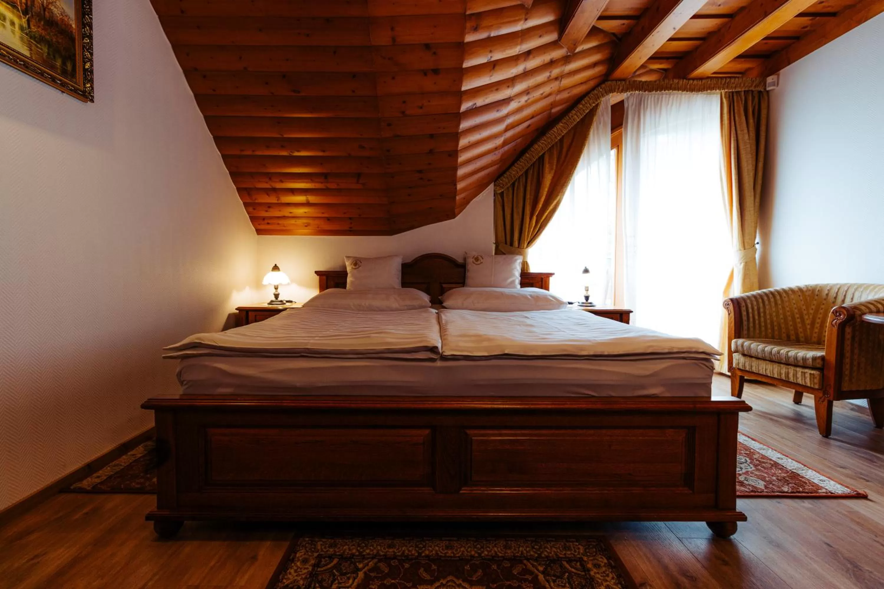 Photo of the whole room, Bed in Kulacs Csarda Panzio