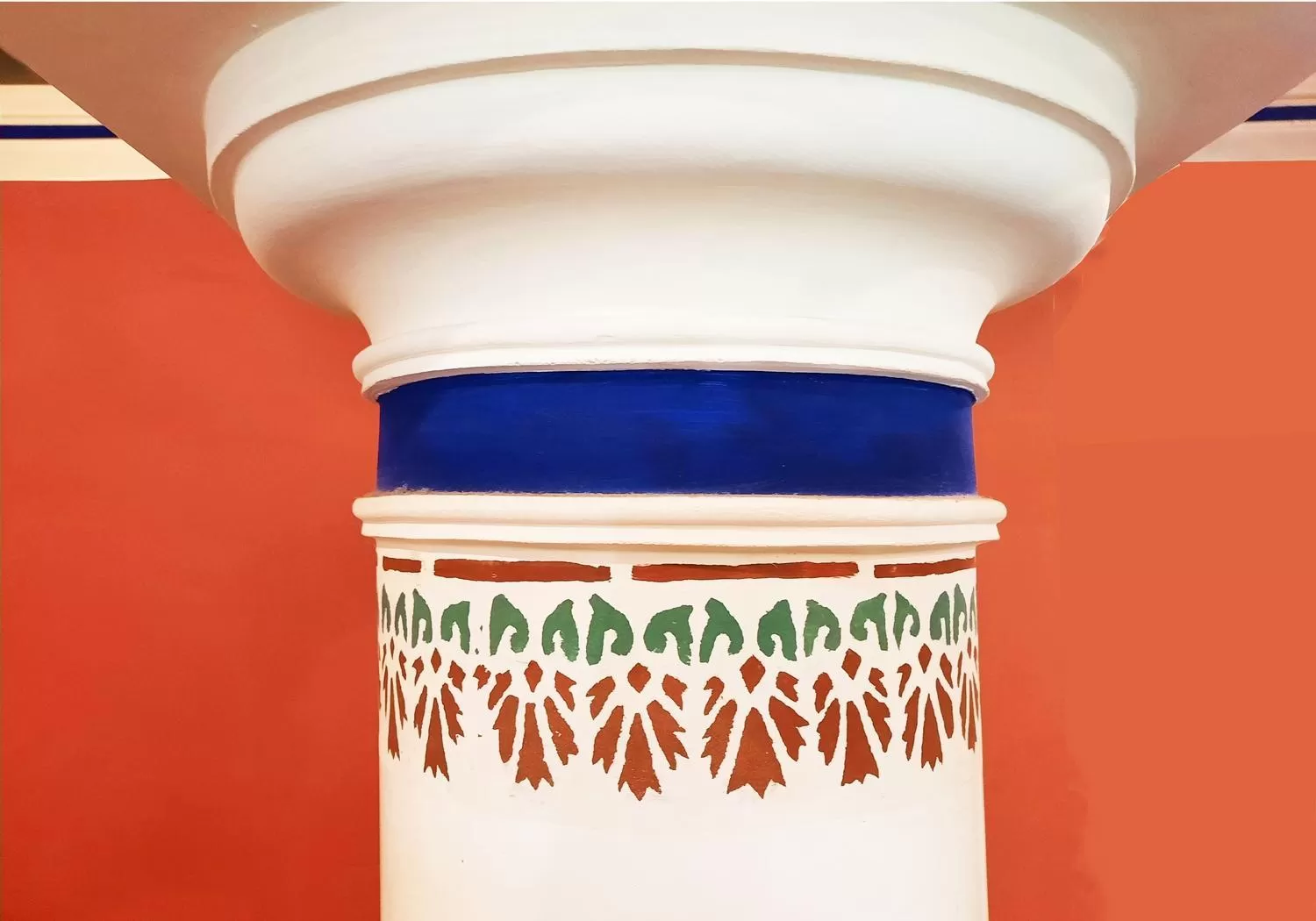 Decorative detail in Saratha Vilas Chettinad