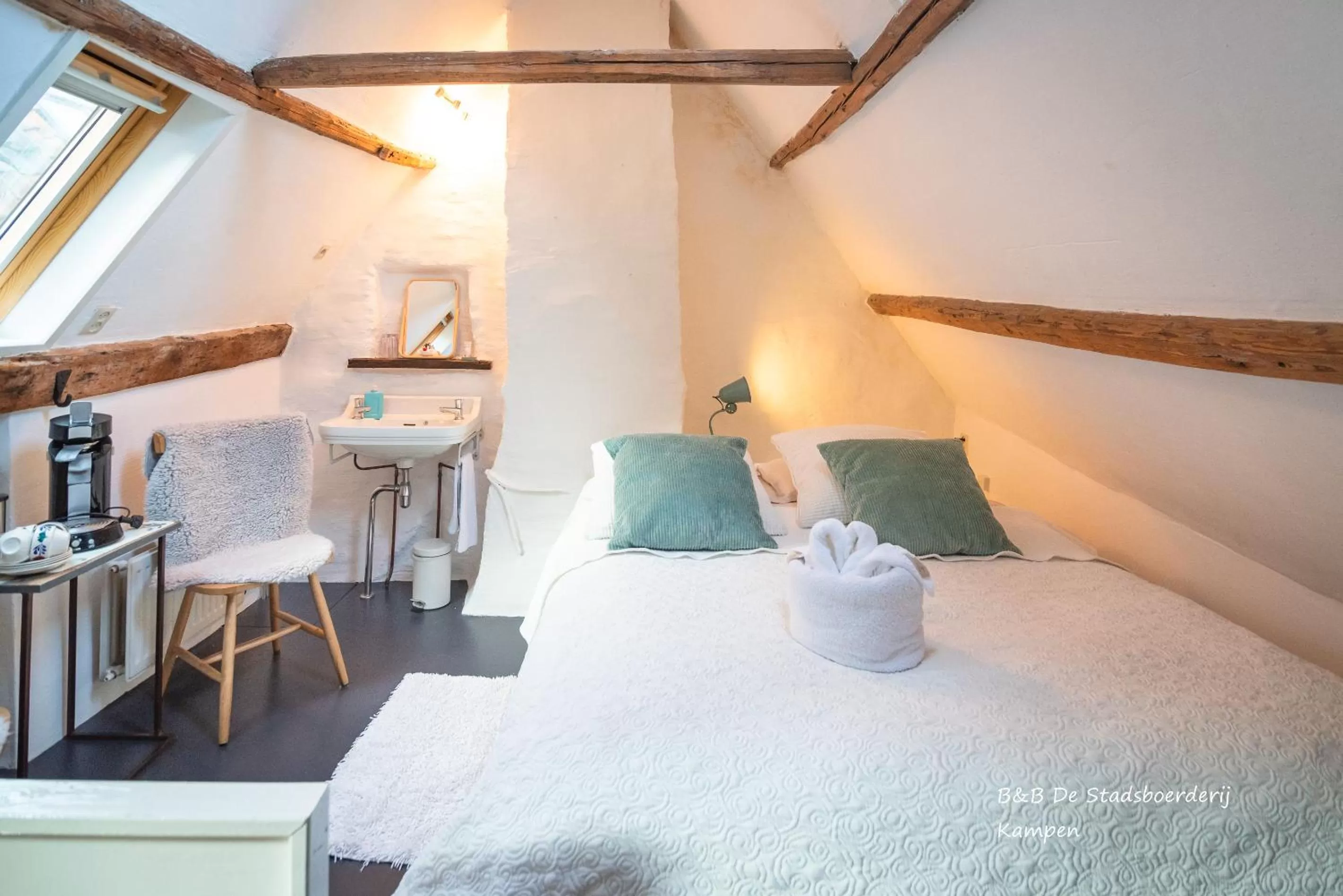 Bedroom, Bed in De Stadsboerderij