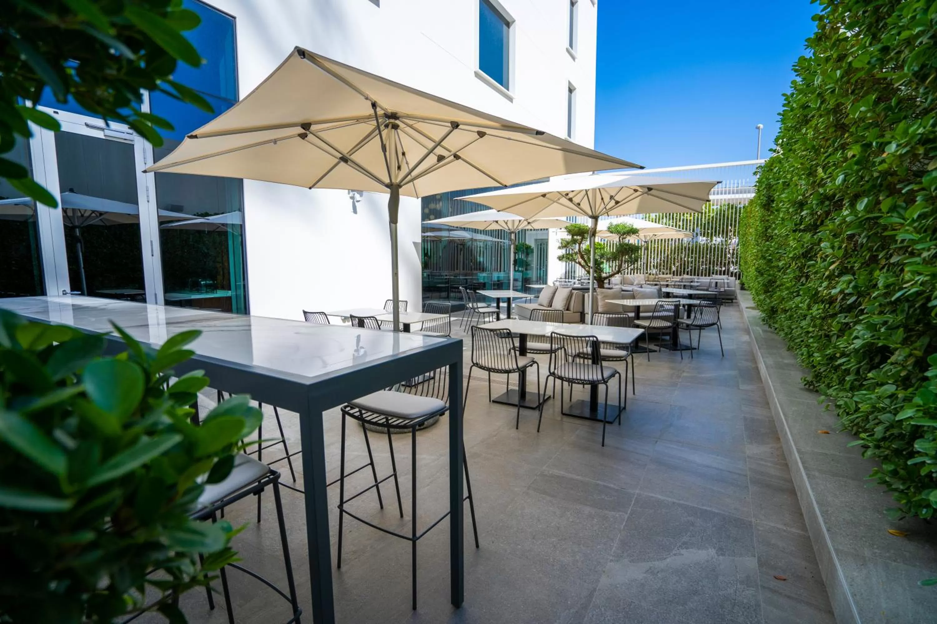 Patio in FORM Hotel Al Jaddaf, Dubai, a Member of Design Hotels