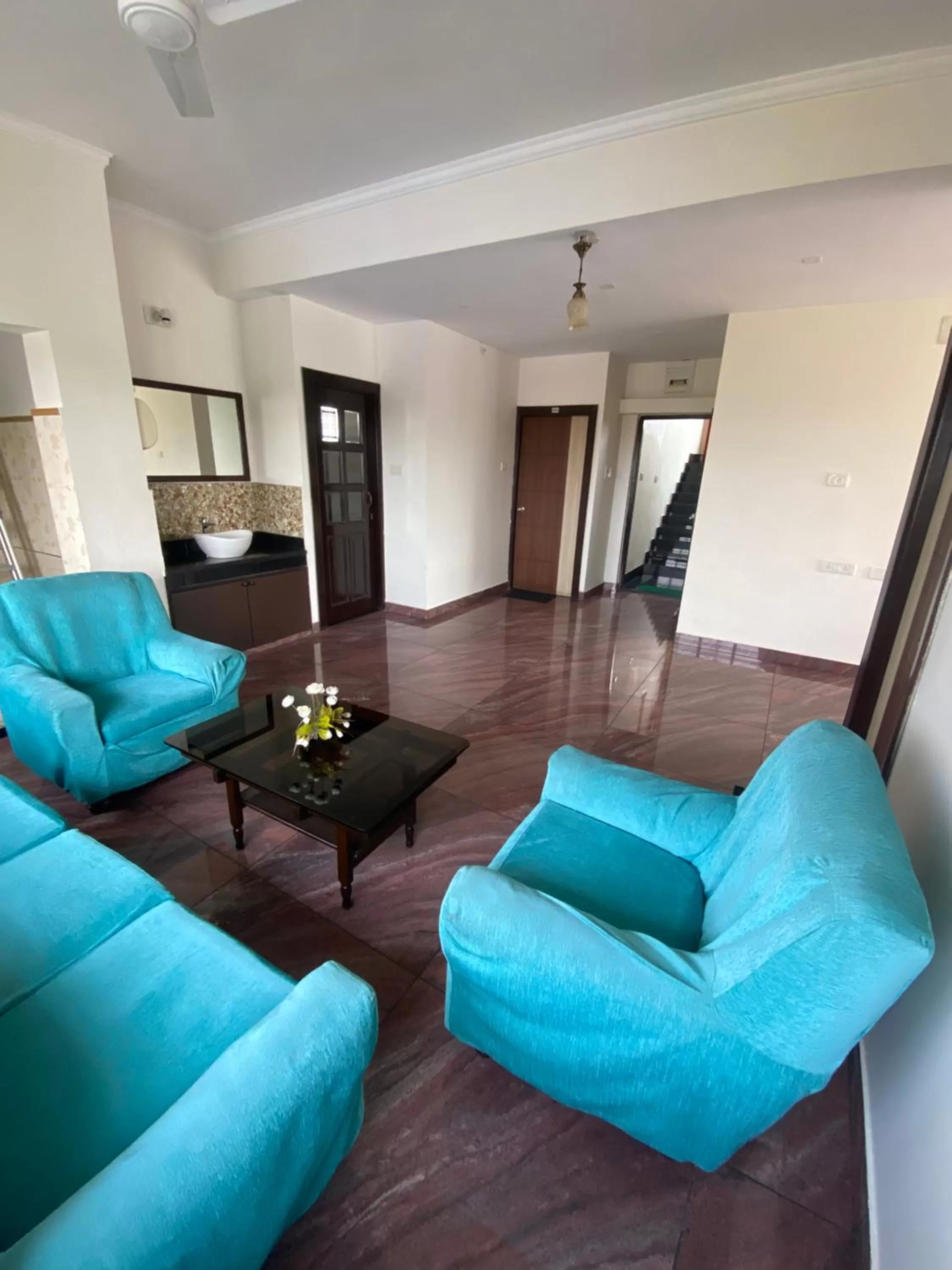 Seating area in Krishna Kunja " A Quiet & Peaceful Stay "