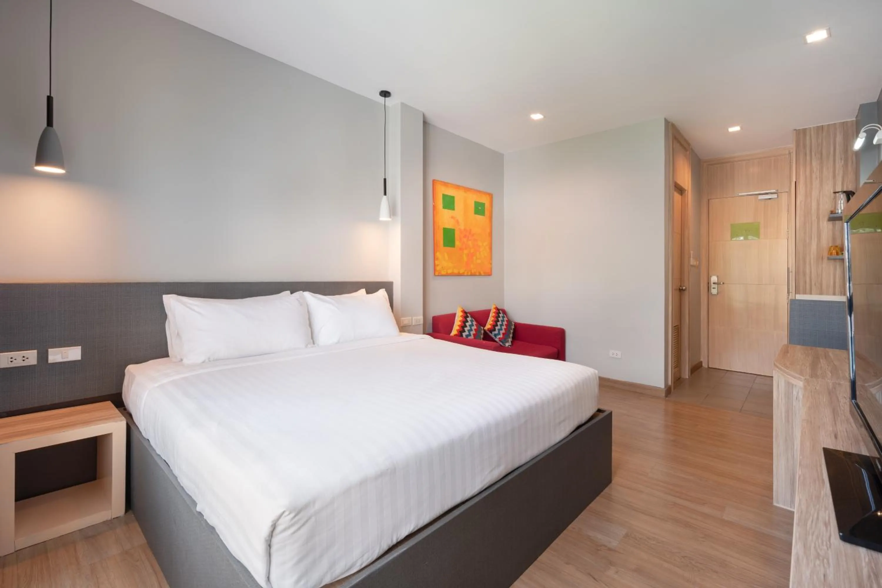 Bed in iCheck inn Gems Center Silom