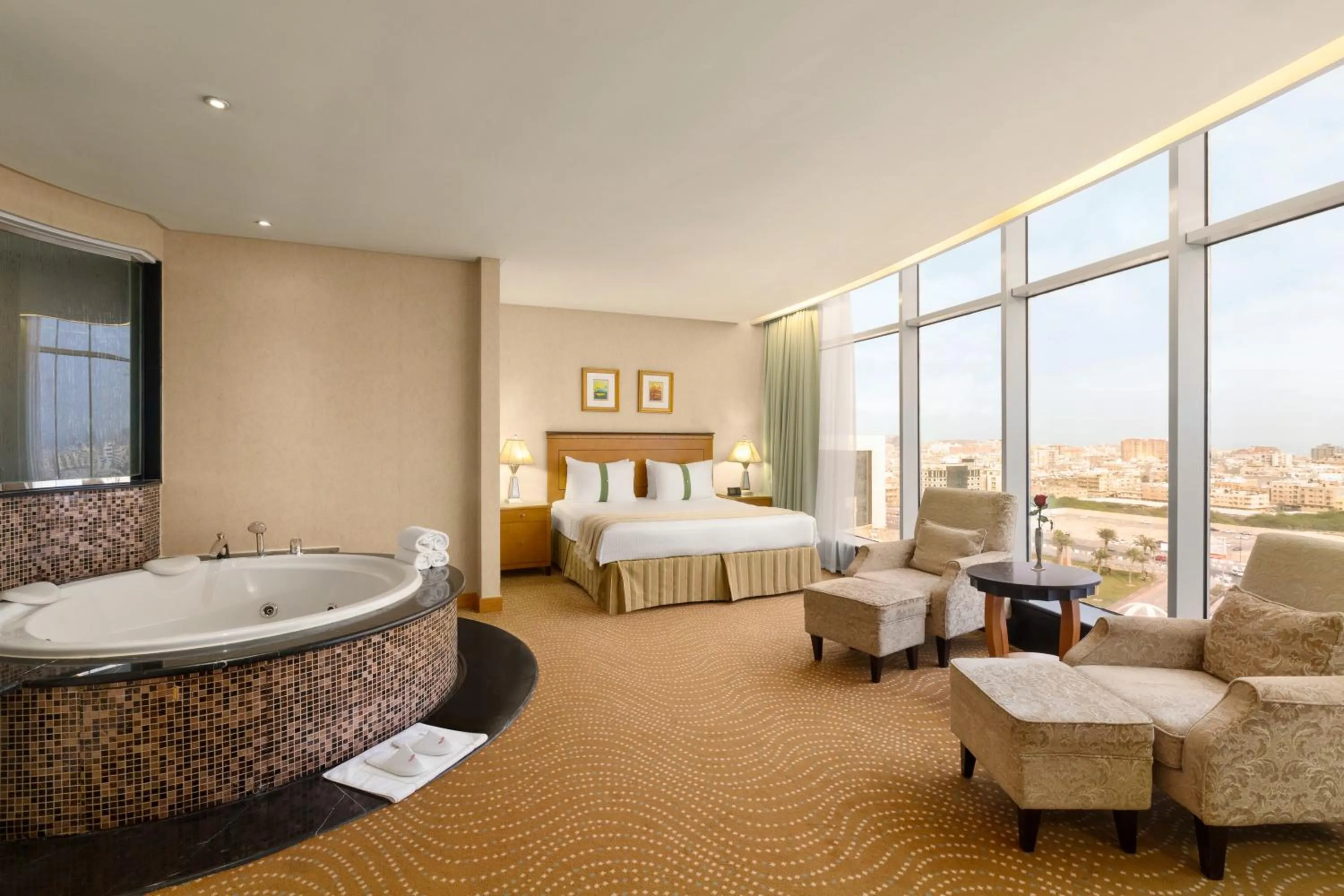 City view, Bed in Eastyard Khobar Hotel - Formerly Ramada by Wyndham Khobar