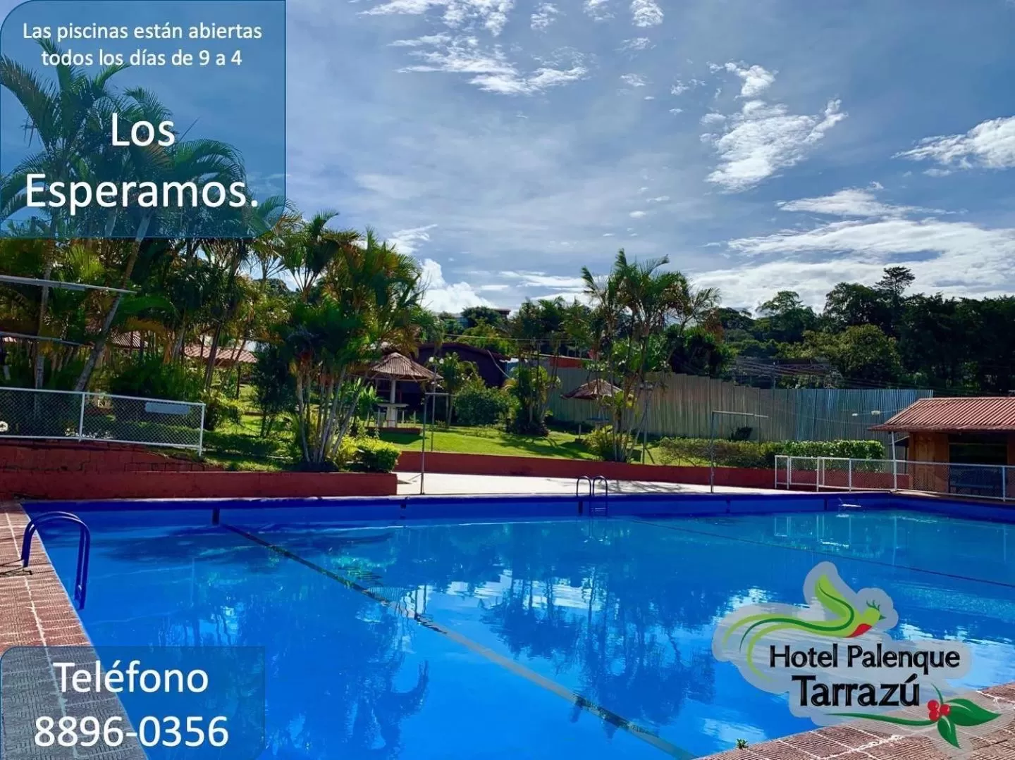 Property logo or sign, Swimming Pool in Hotel Palenque Tarrazu