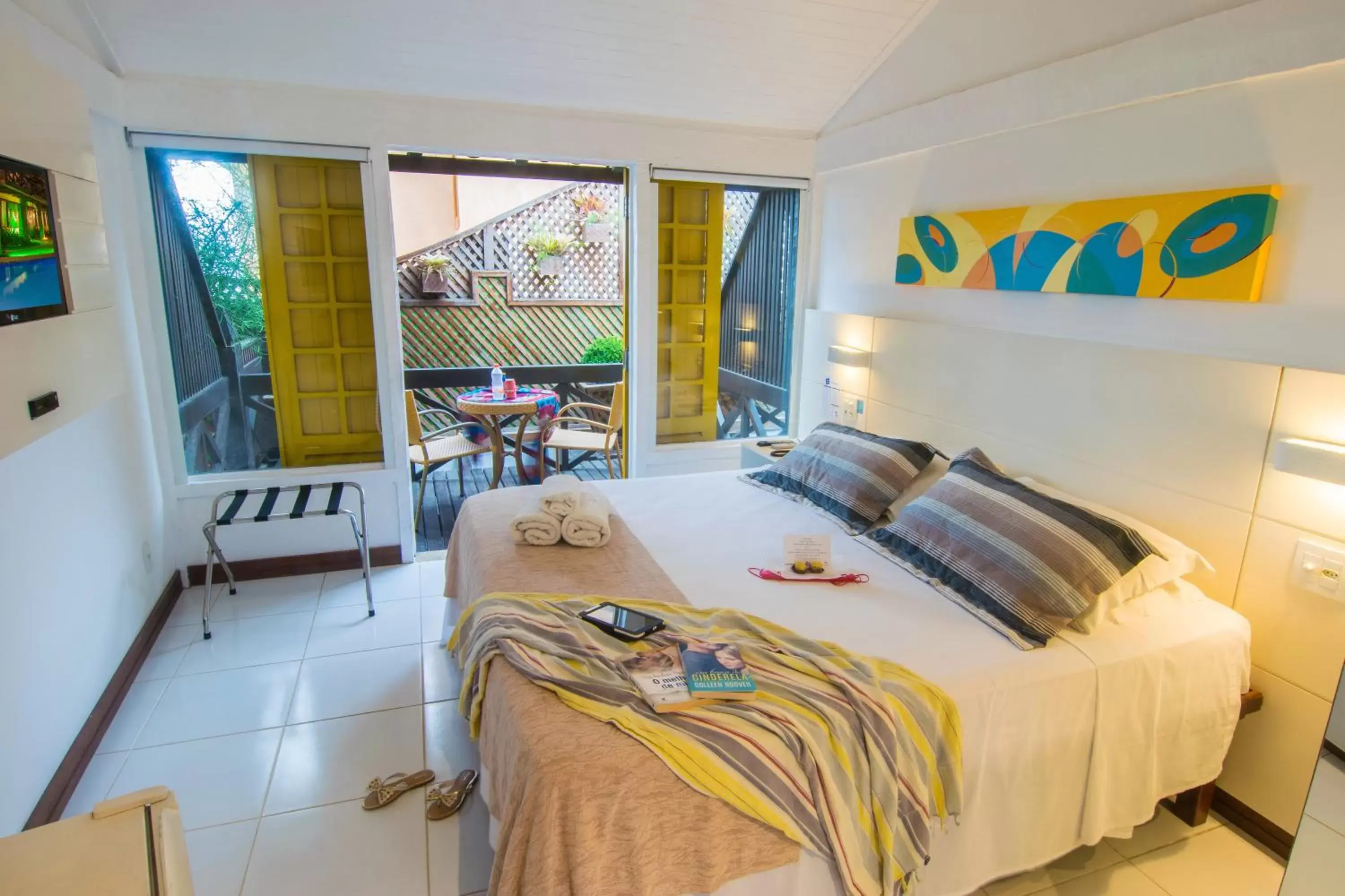 Double Room with Balcony in Chez Pitu Praia Hotel Double Room with Balcony in Chez Pitu Praia Hotel