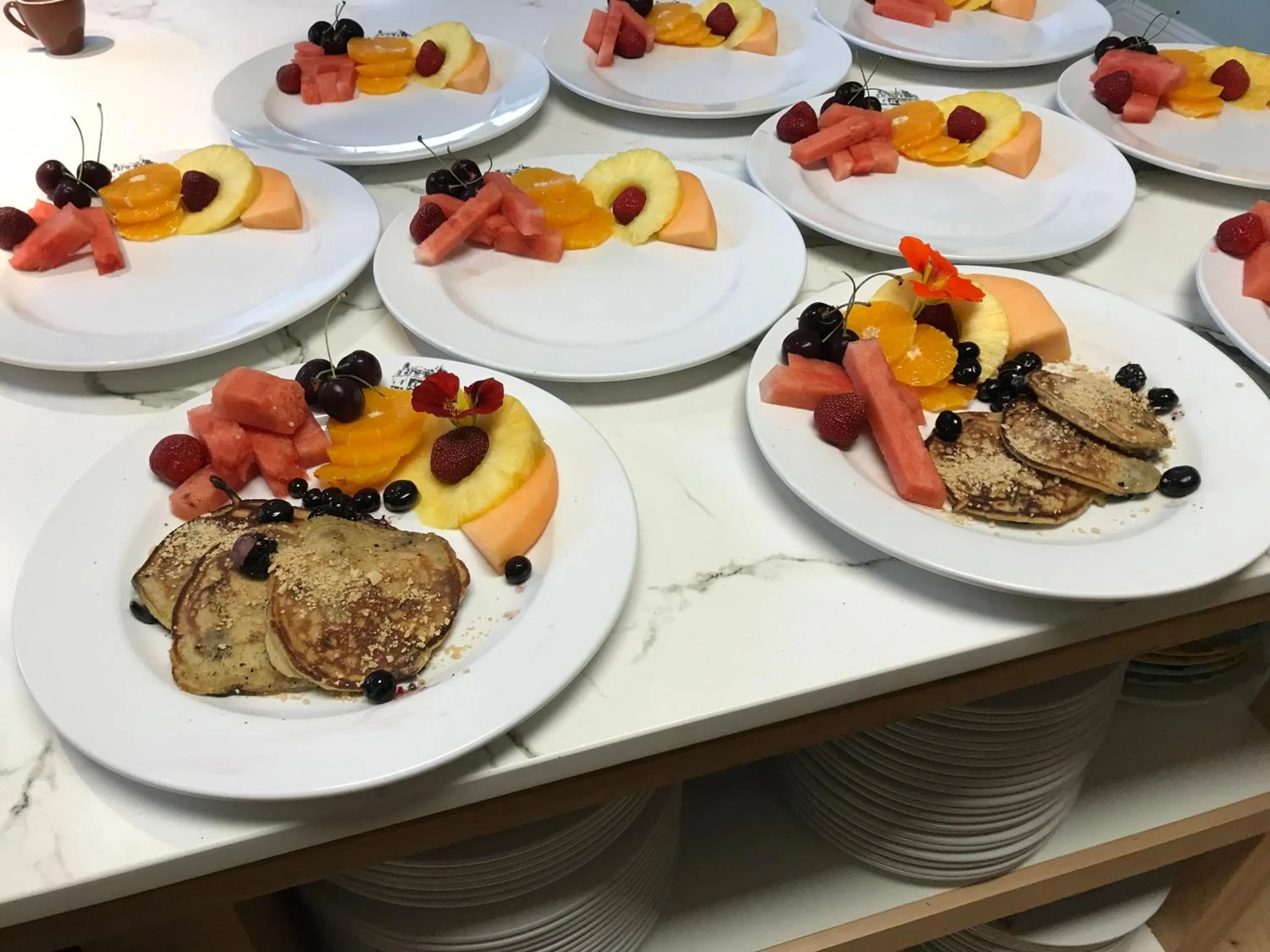 Breakfast in Auberge du Sault-à-la-Puce